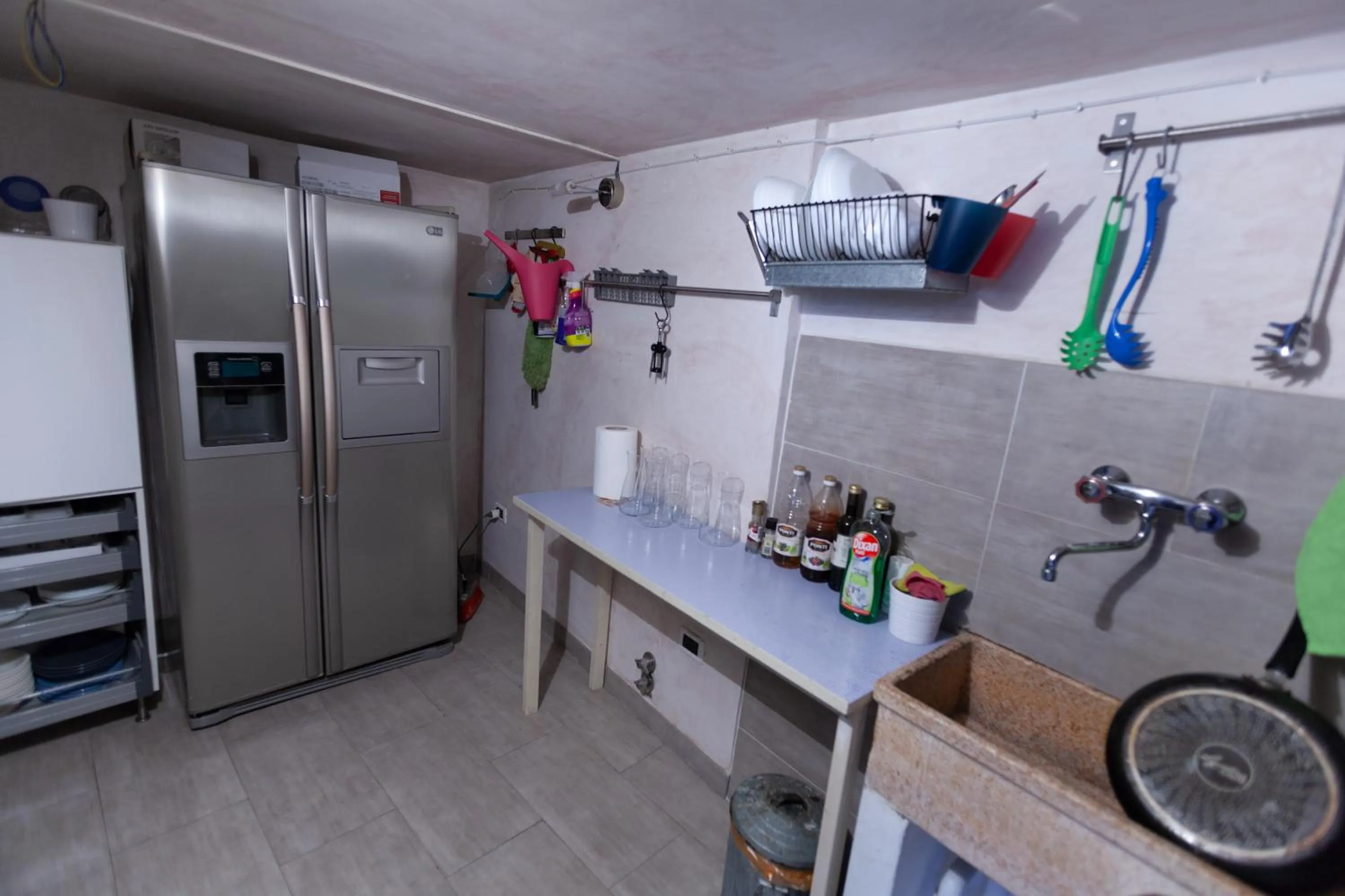 Communal kitchen in Due Papi