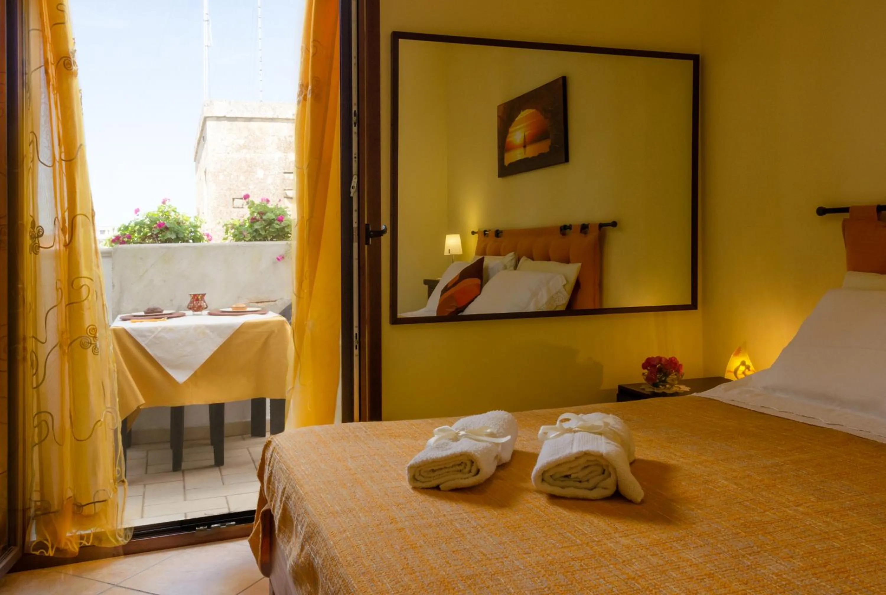Balcony/Terrace, Bed in B&B L'Antica Rimessa