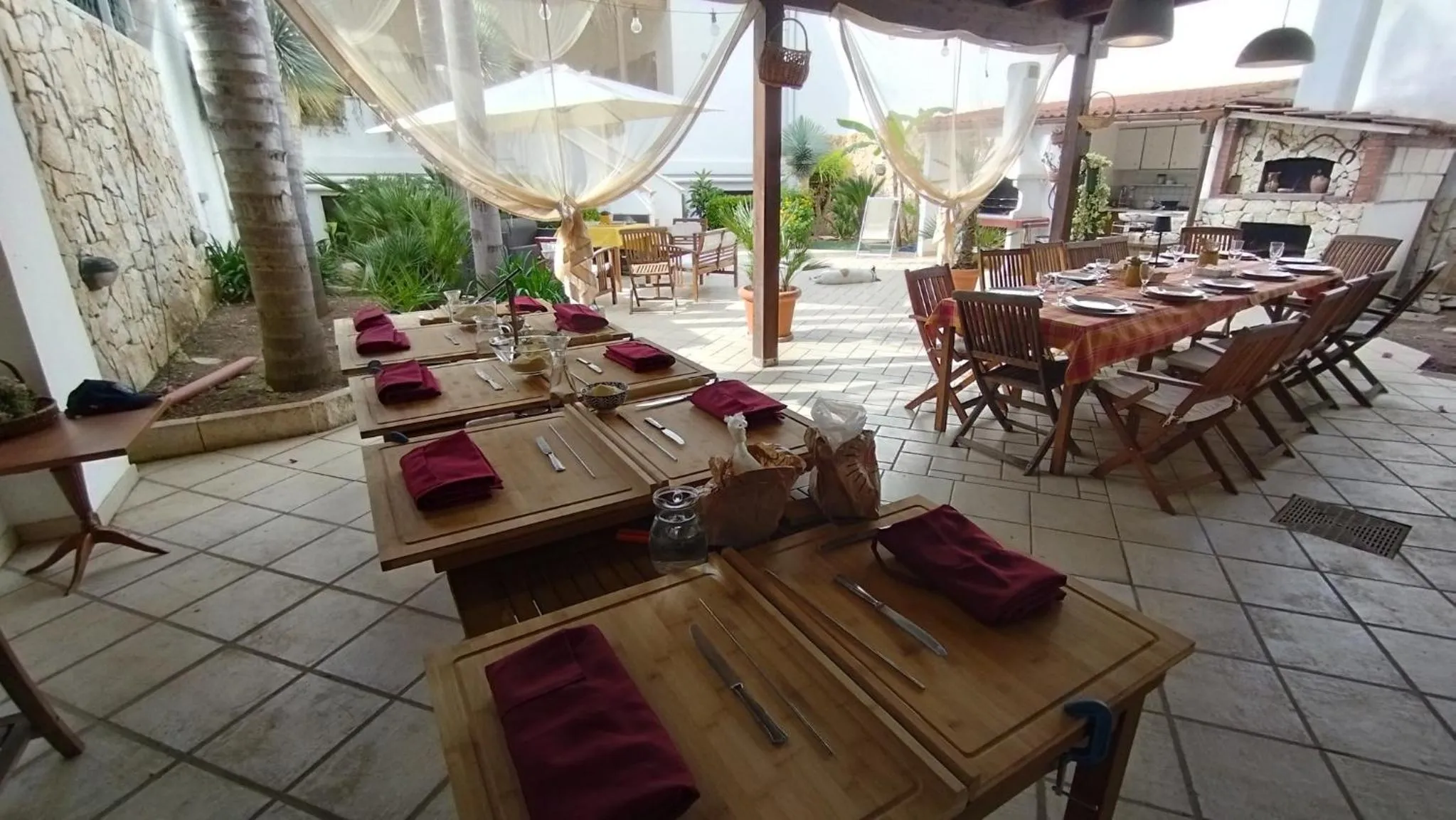 Garden view in B&B L'Antica Rimessa