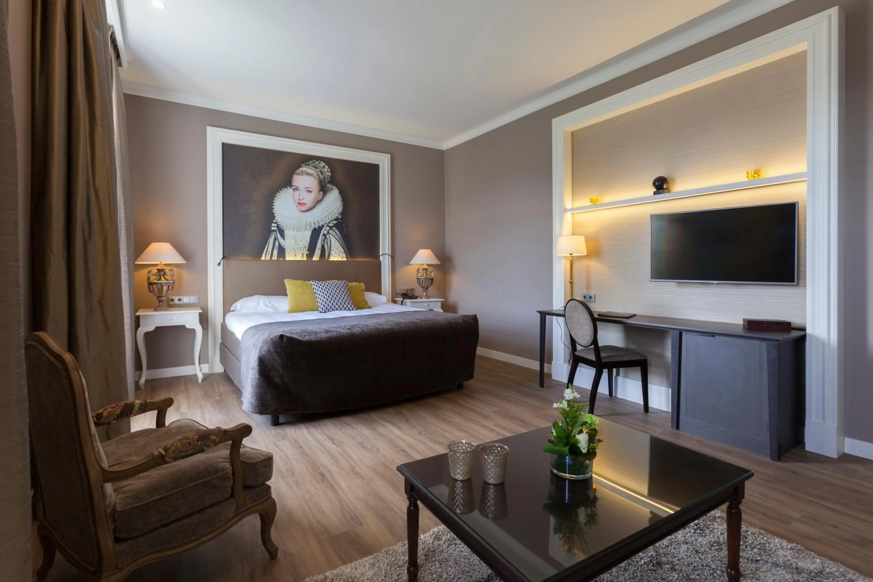 Bedroom, Bed in Hotel Bloemendal, near Aachen