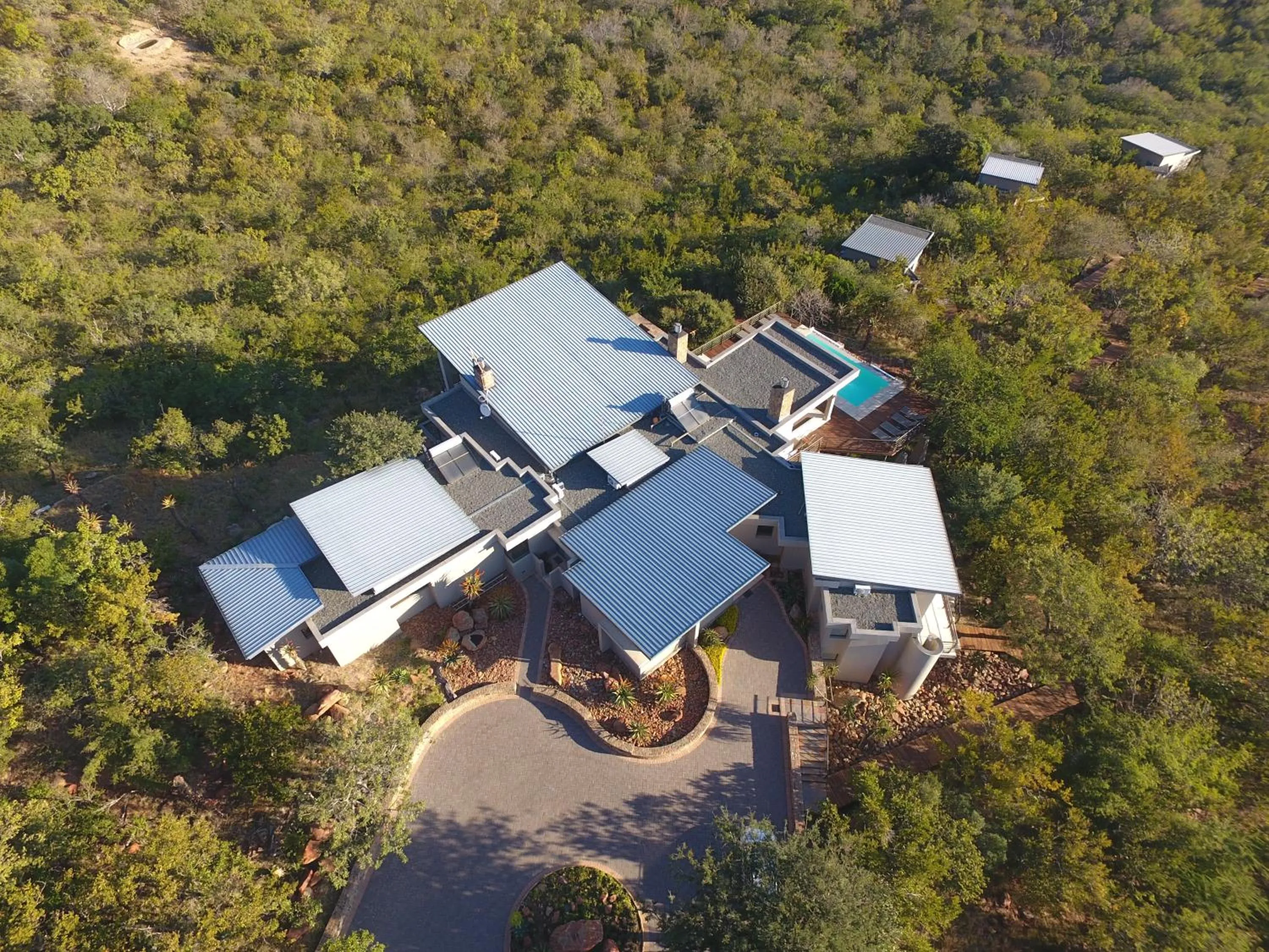 Bird's eye view in umVangati House