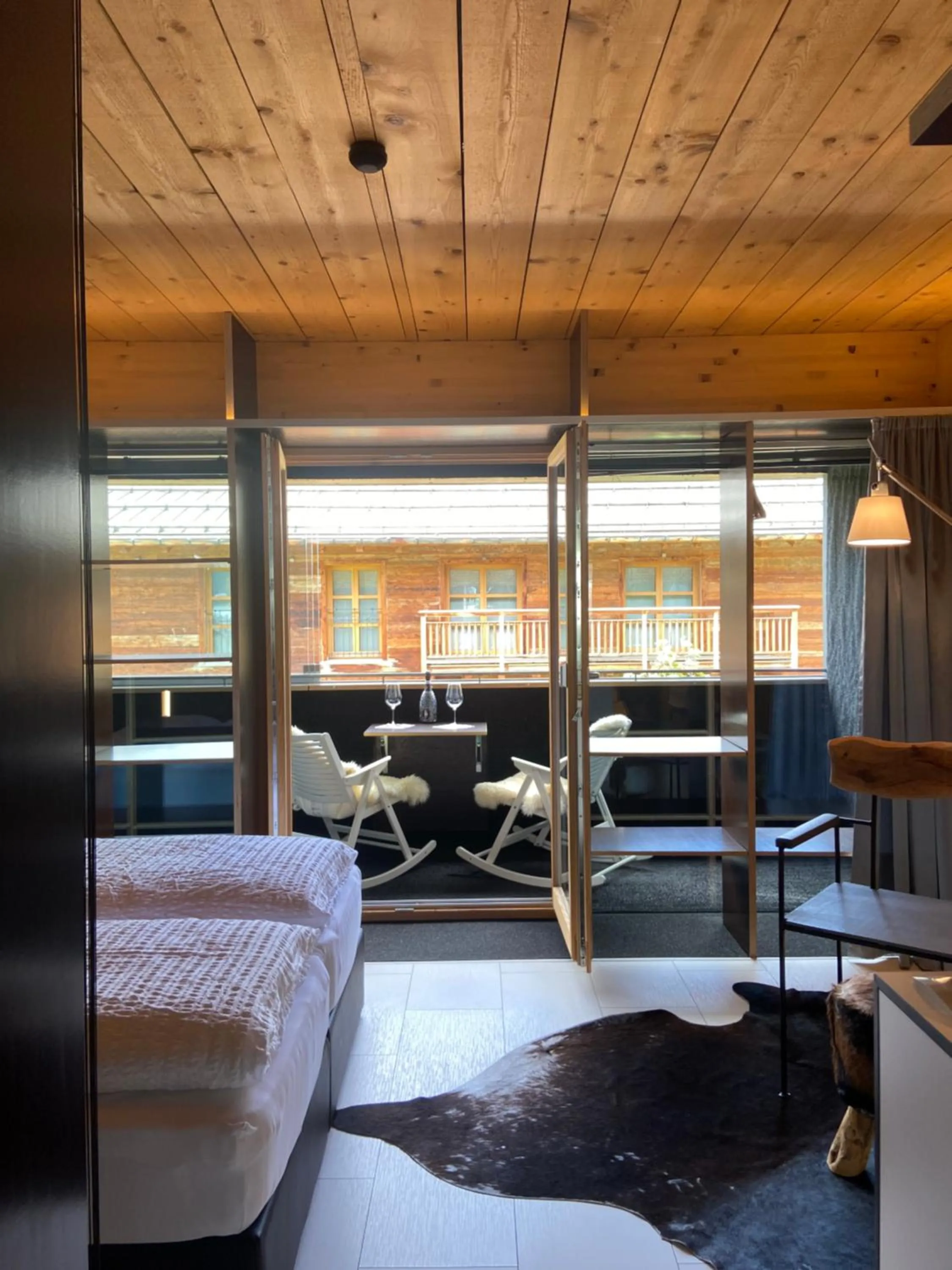 View (from property/room), Bed in Kar Design Appartements