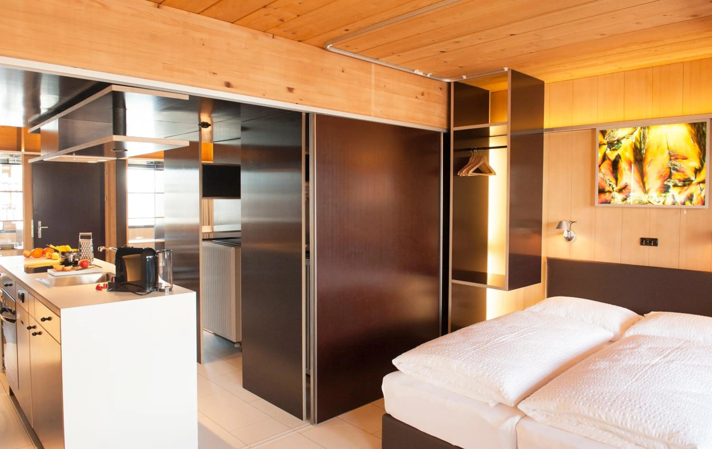 Bed in Kar Design Appartements