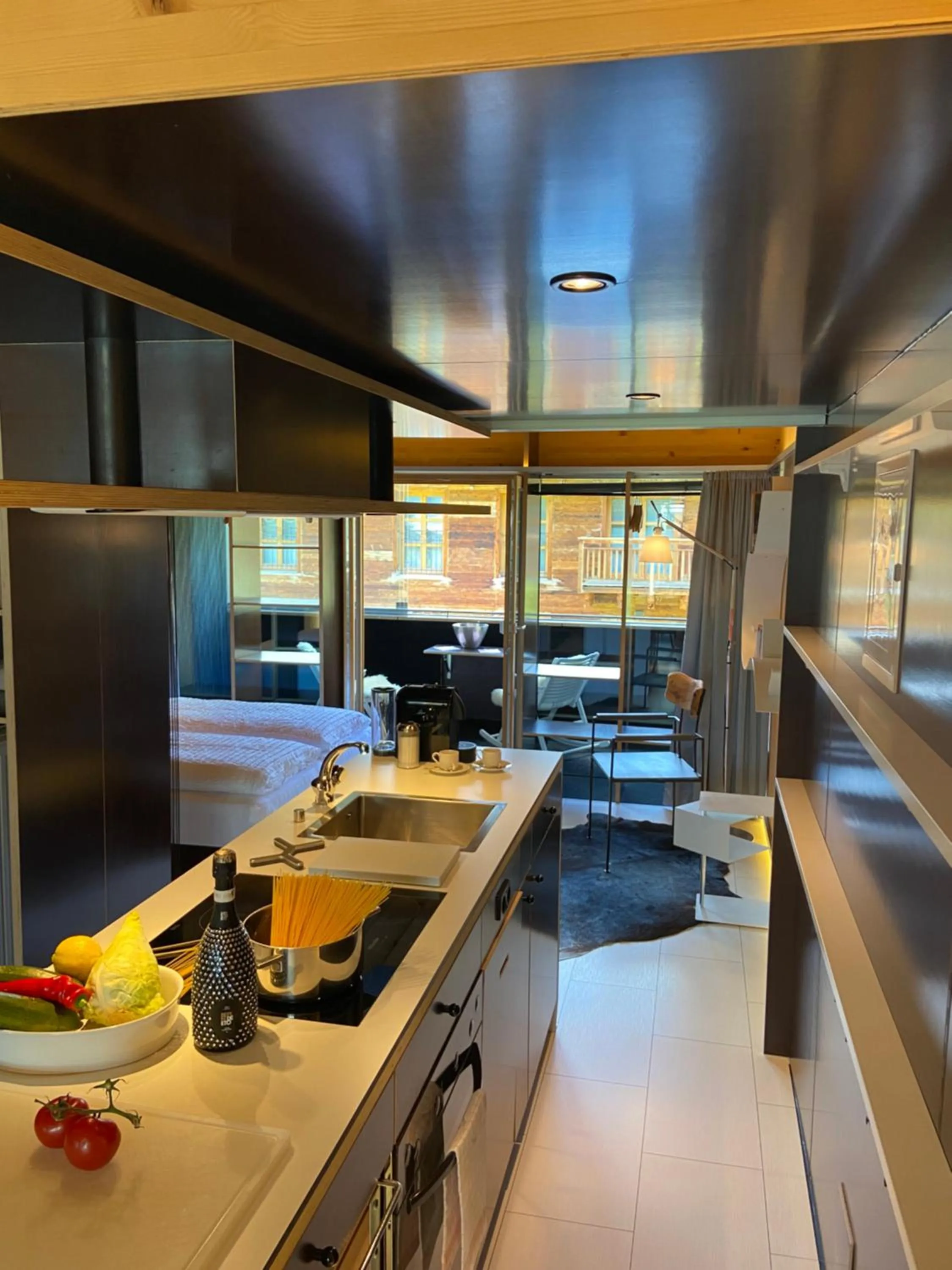 Kitchen or kitchenette in Kar Design Appartements