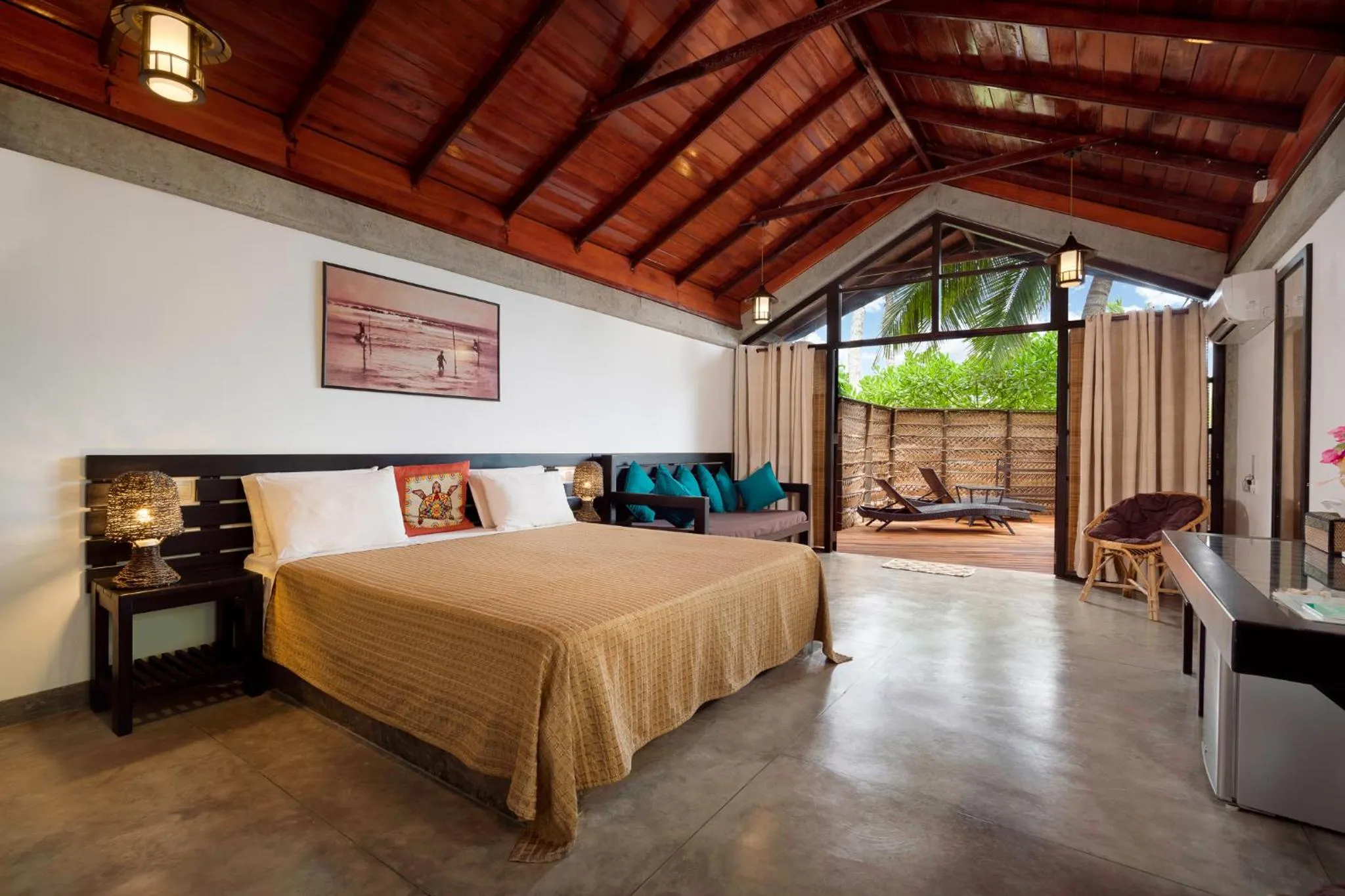 Bedroom, Bed in Seven Turtles