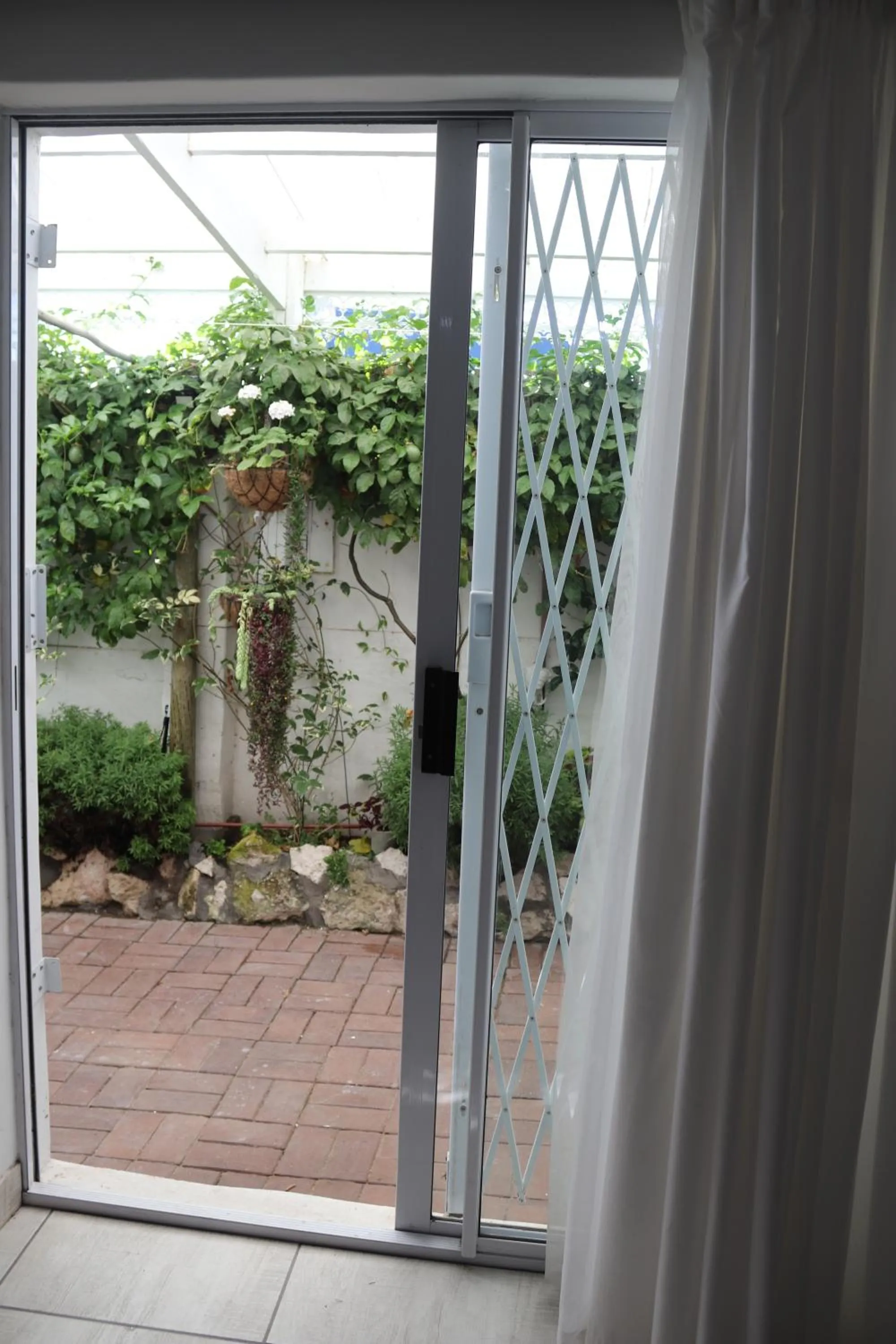 Garden view in Gilcrest Place Guest House