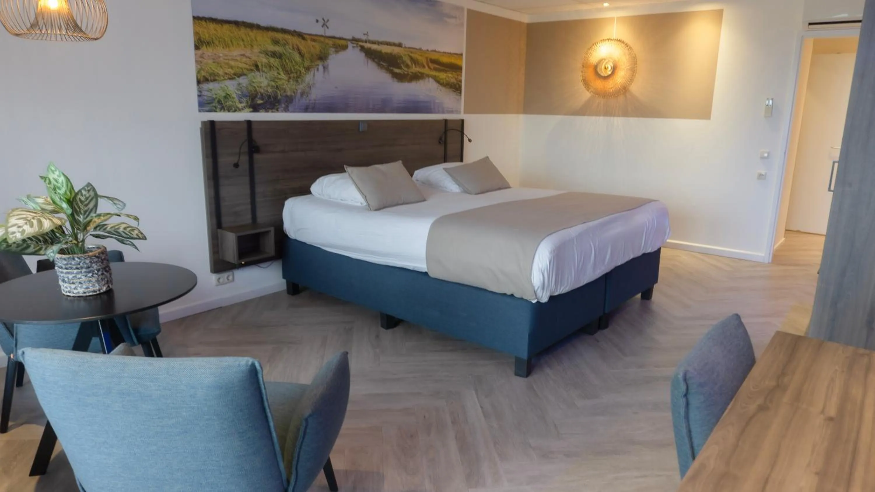 Bed in Hotel Zwartewater