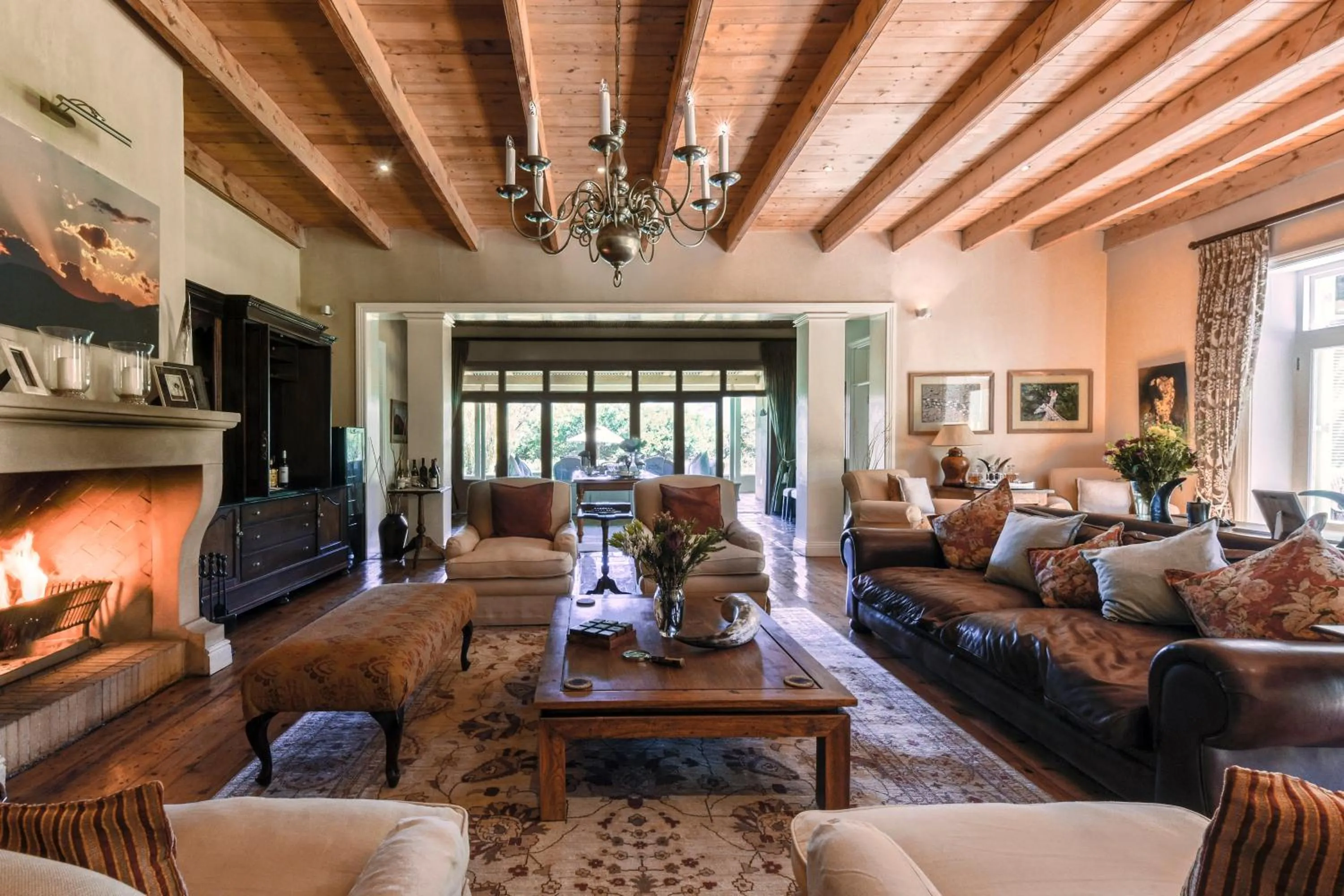 Communal lounge/ TV room in Mount Camdeboo Private Game Reserve by NEWMARK