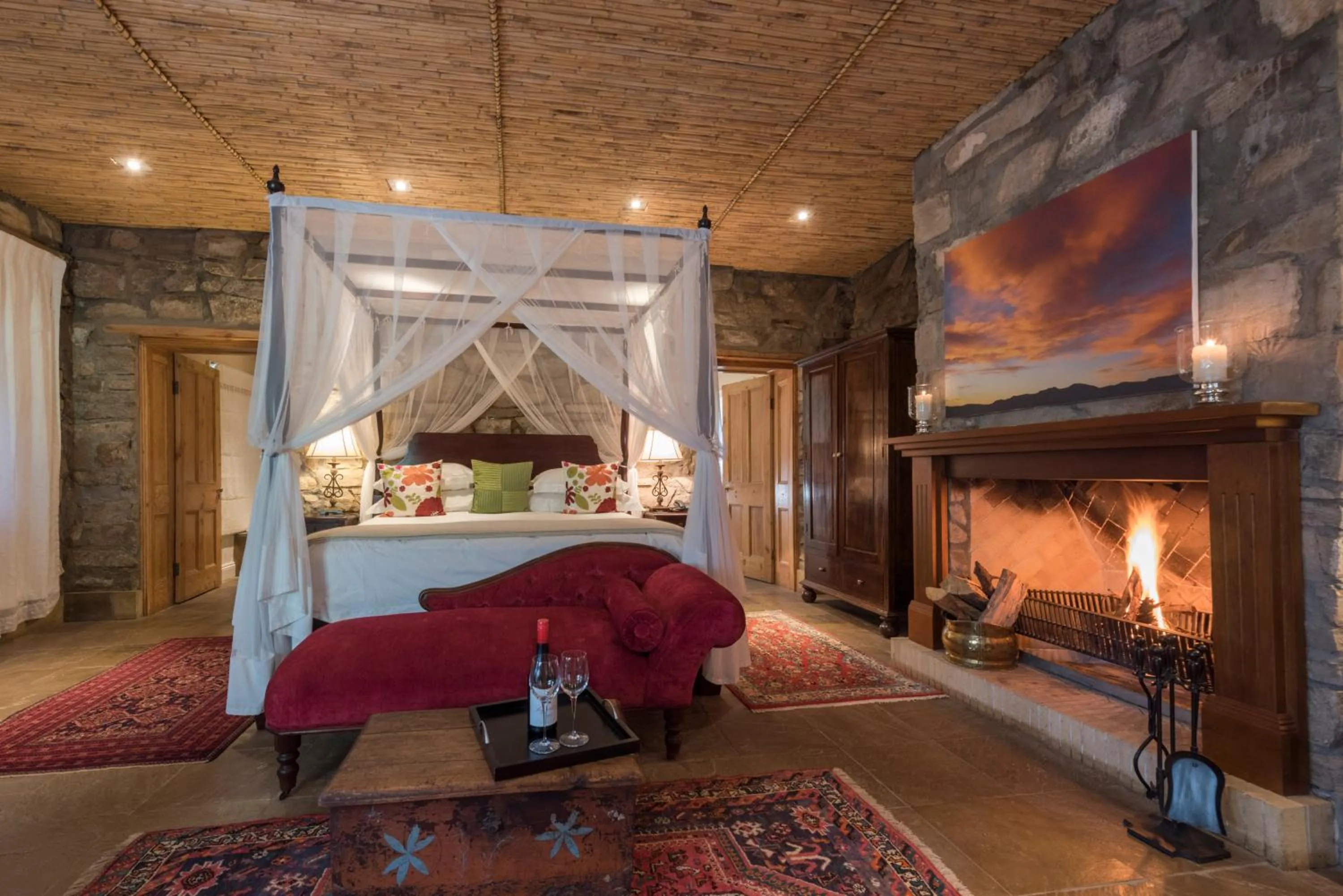Photo of the whole room, Bed in Mount Camdeboo Private Game Reserve by NEWMARK