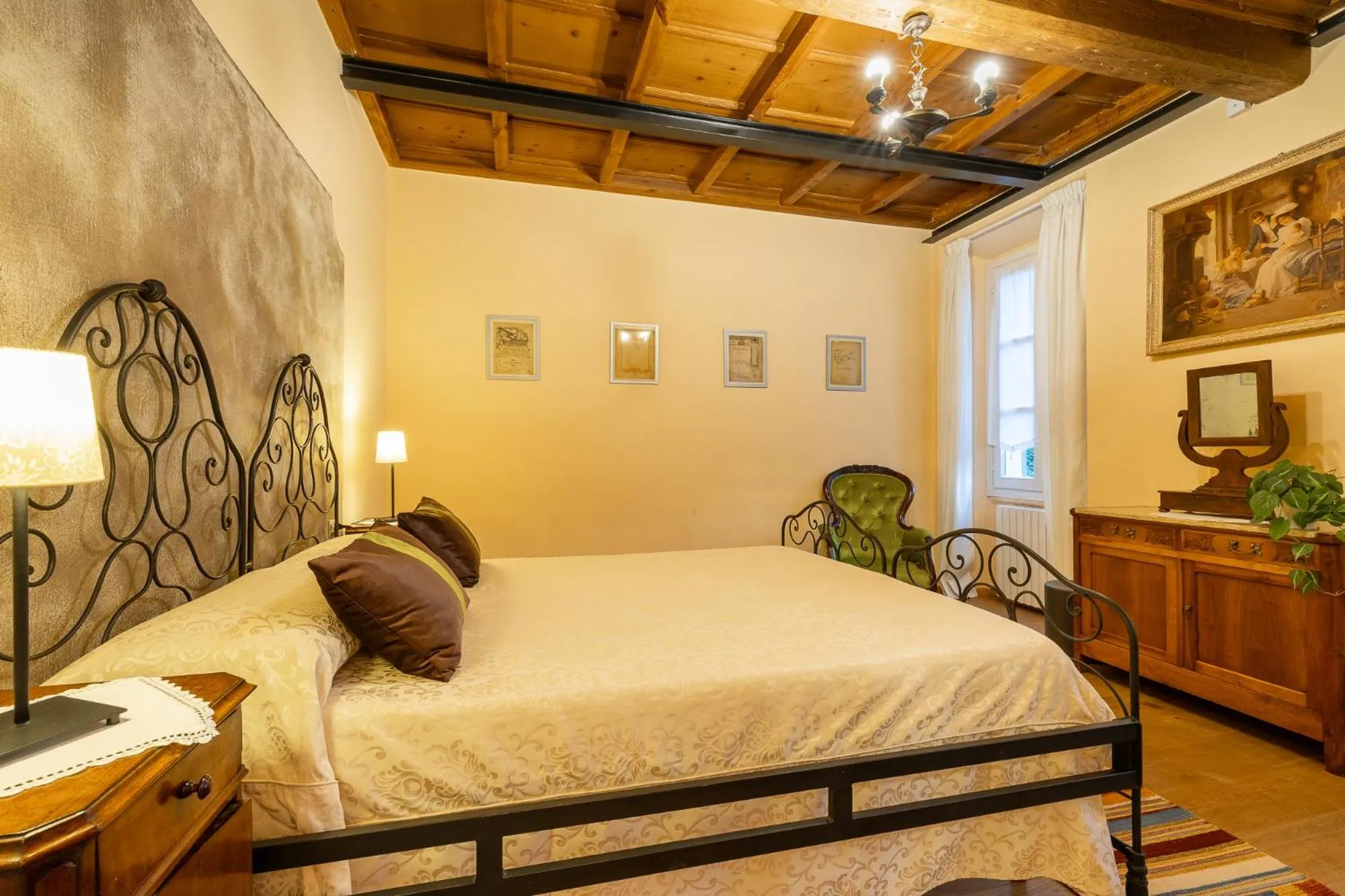 Bed in Antica Casa Balsari