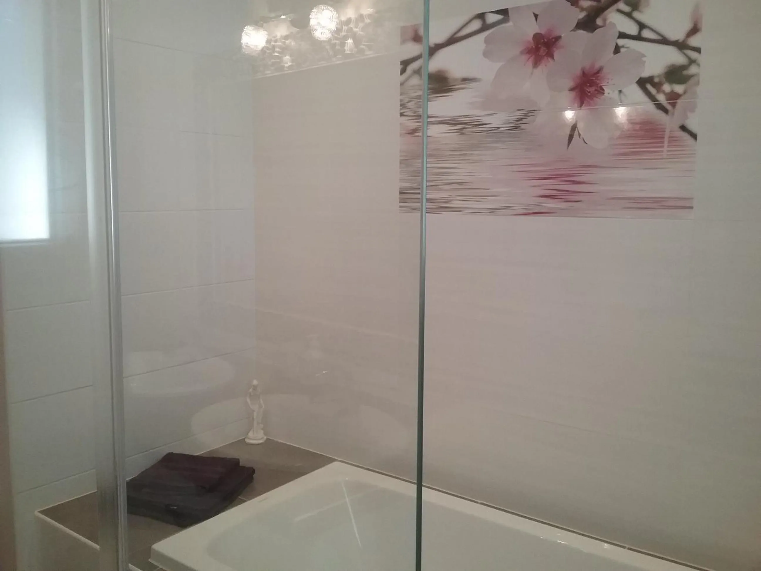 Bathroom in L Olivadou B&B