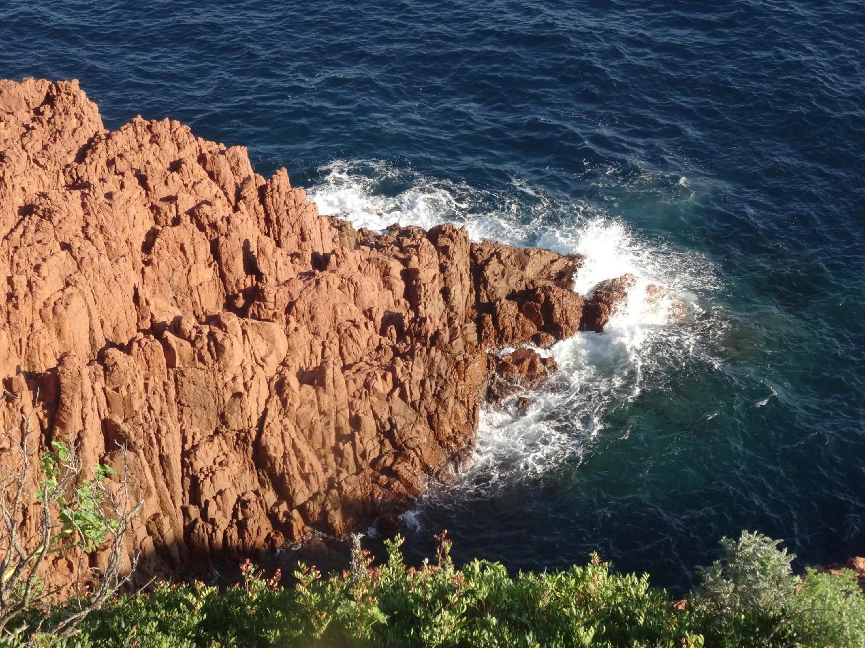 Natural landscape in L Olivadou B&B