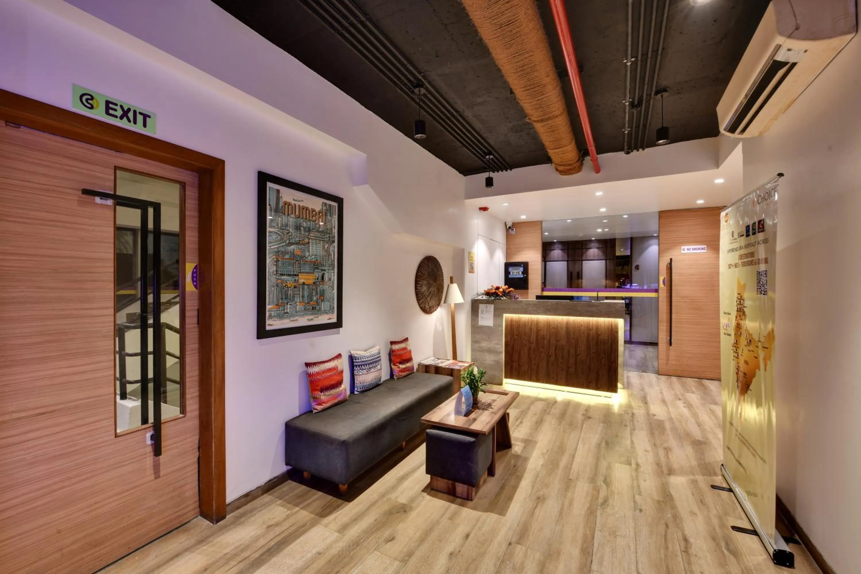 Lobby or reception in Click Hotels Andheri MIDC