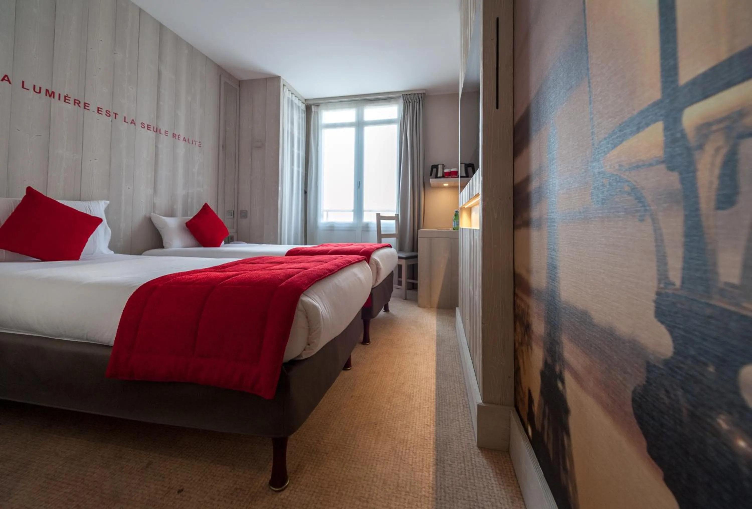 Bed in Hôtel le 209 Paris Bercy