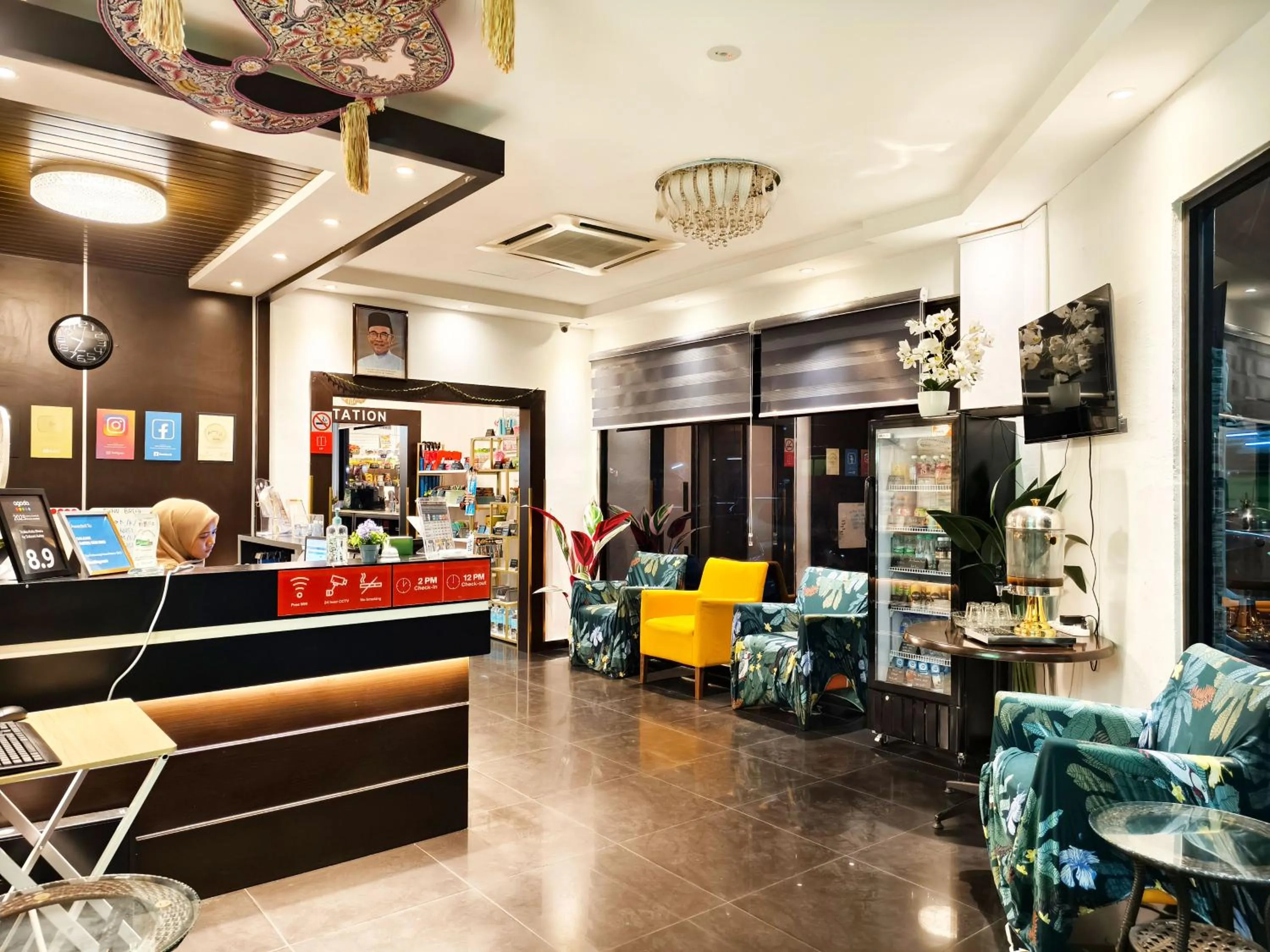 Lobby or reception in Salaam Suites Hotel