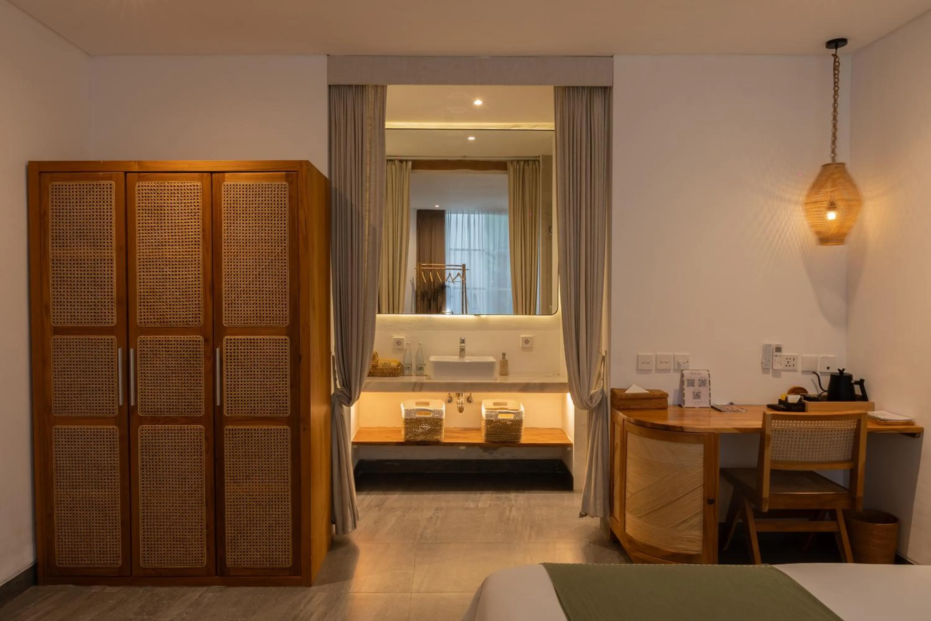 Bathroom, Bed in Mantra Wellness Center