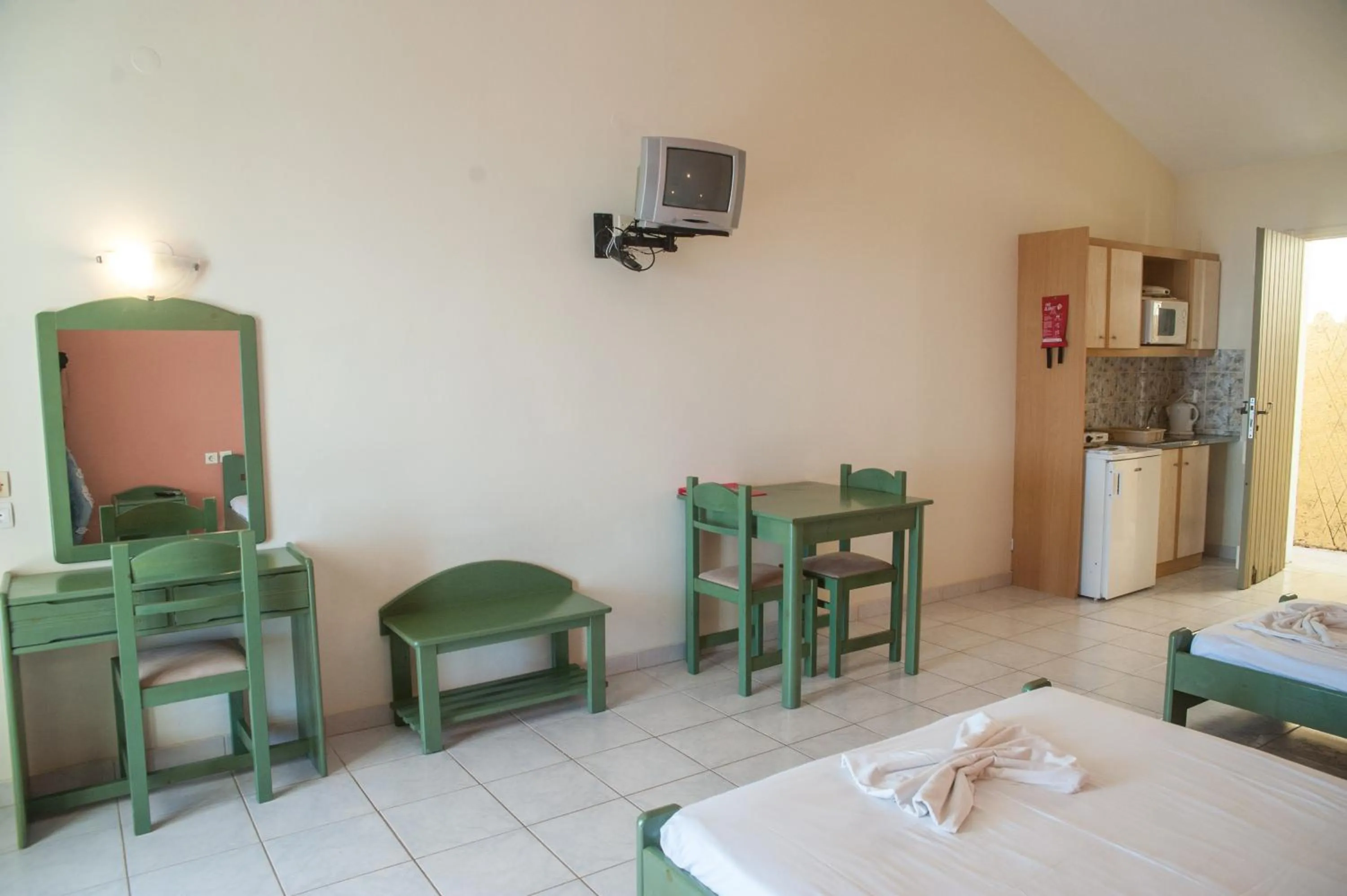 Seating area in Mouikis Sun Village