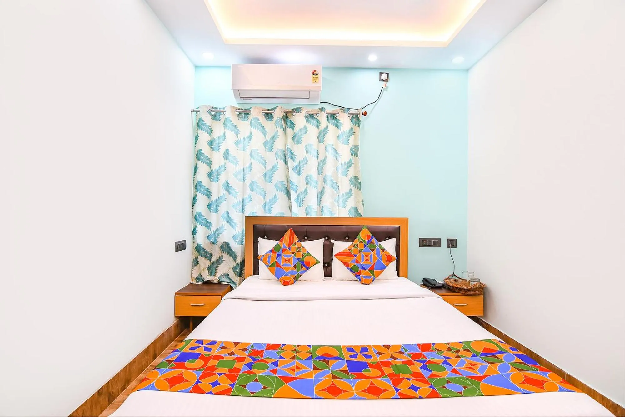 Bed in FabHotel D Park