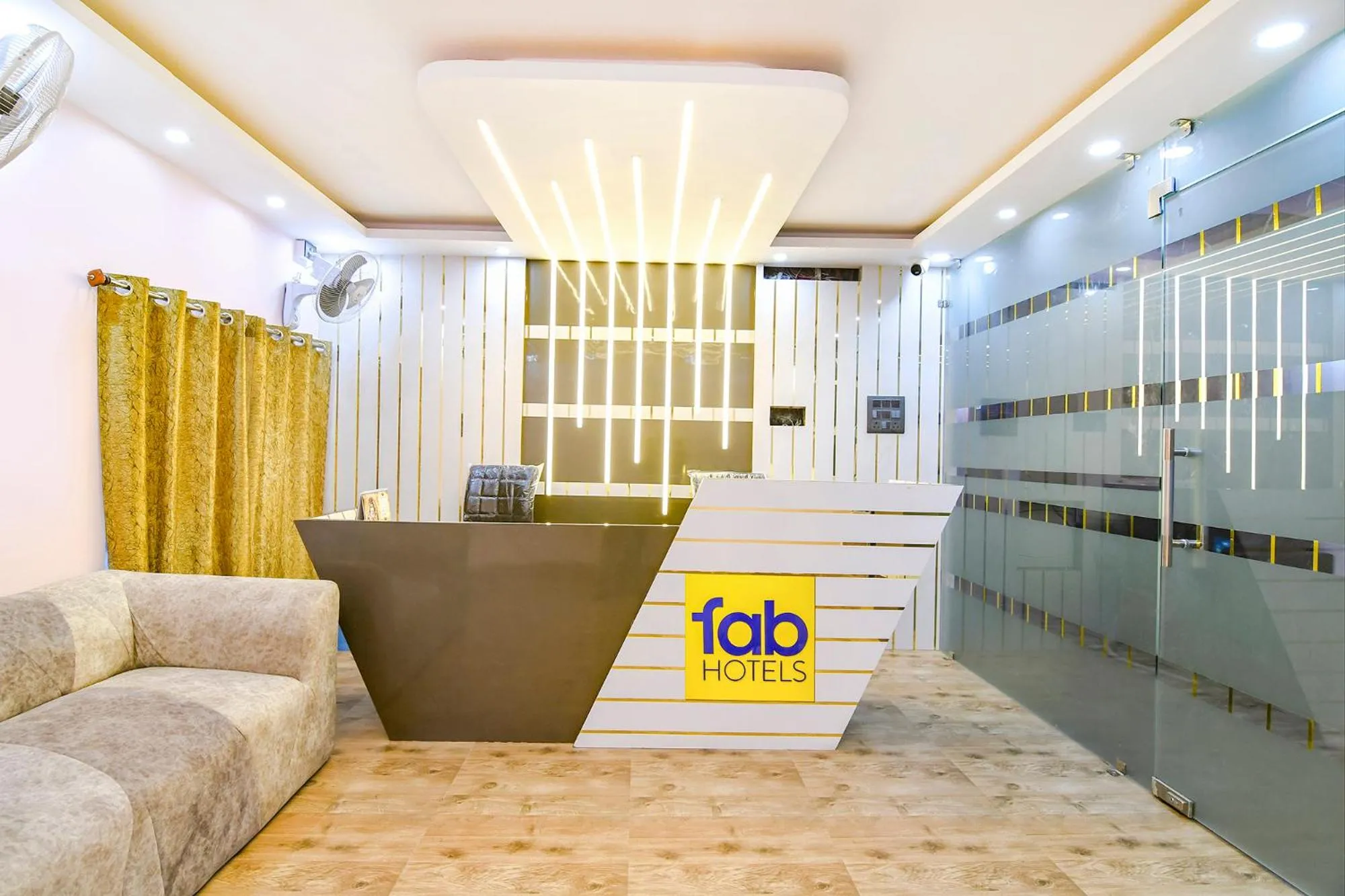 Lobby or reception in FabHotel D Park