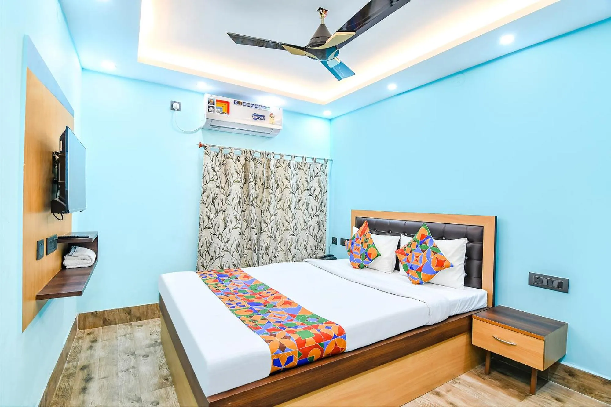 Bed in FabHotel D Park