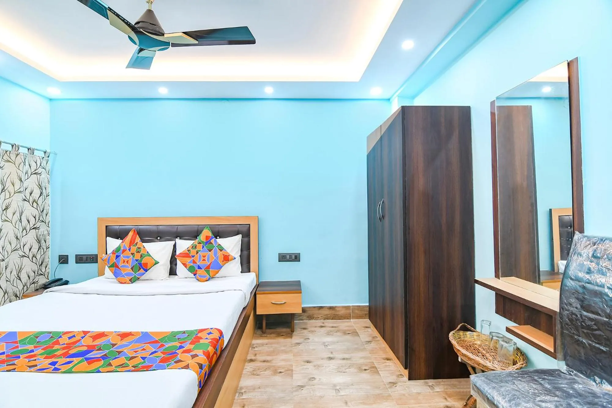 Bed in FabHotel D Park