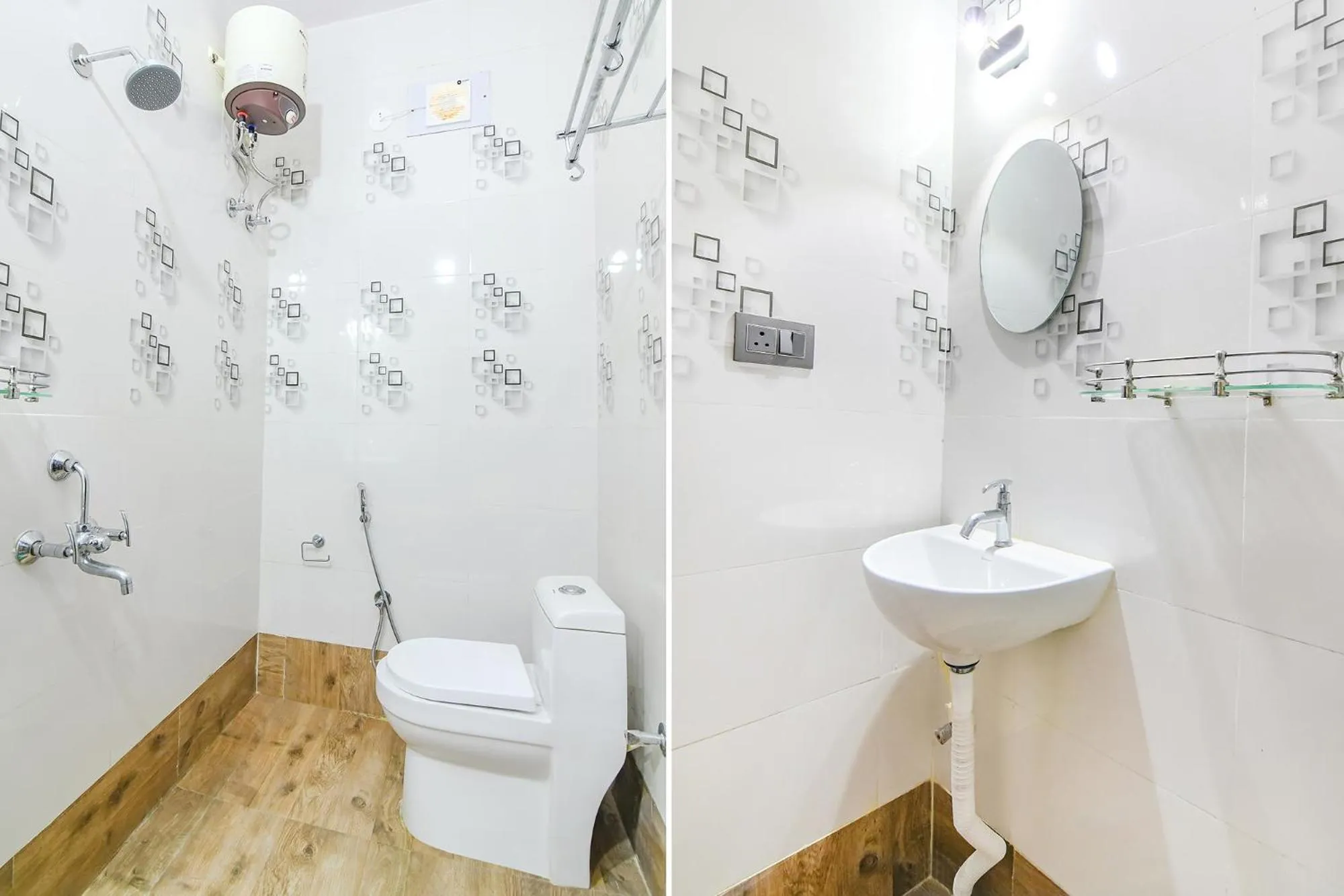 Bathroom in FabHotel D Park