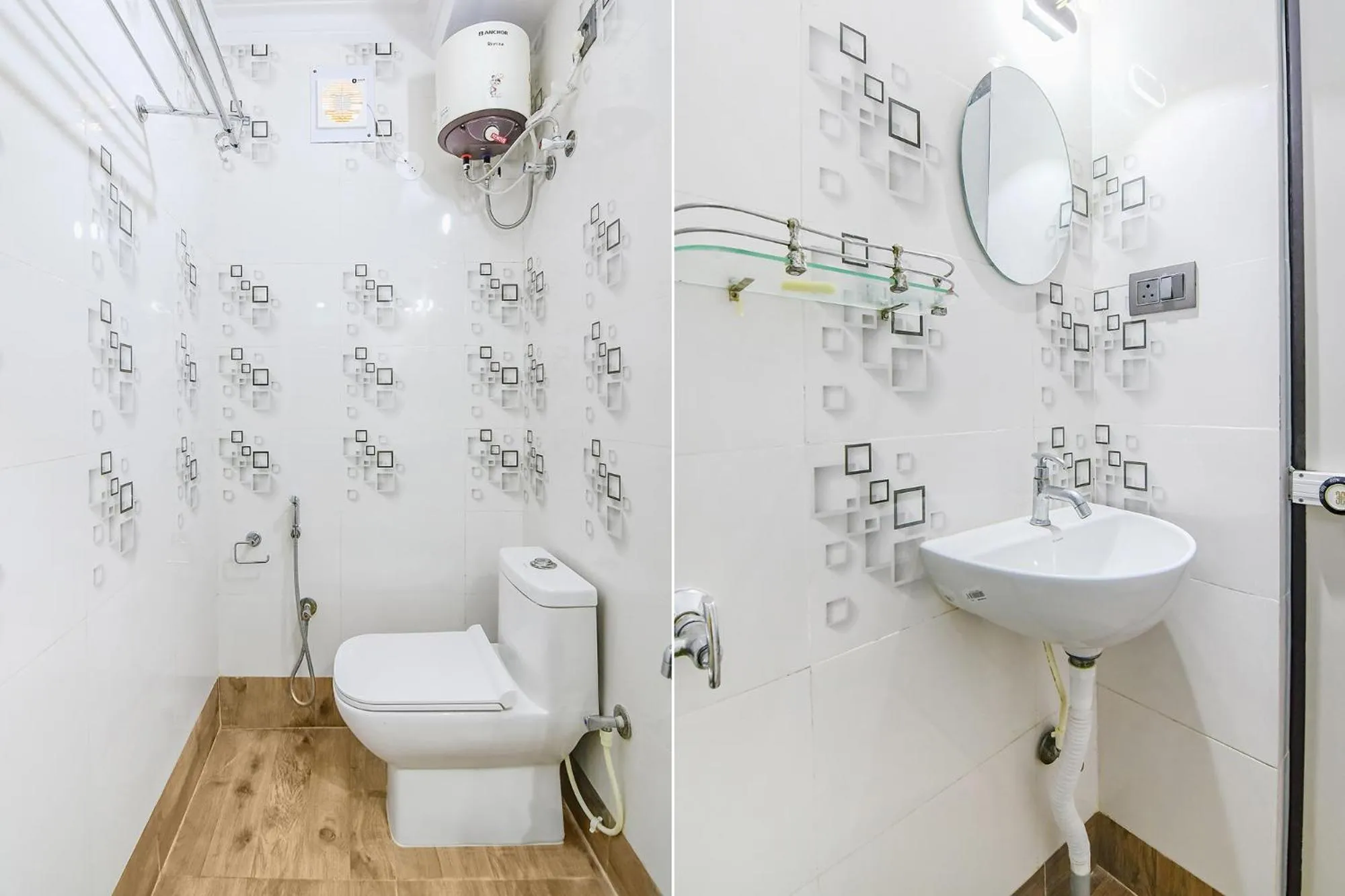 Bathroom in FabHotel D Park