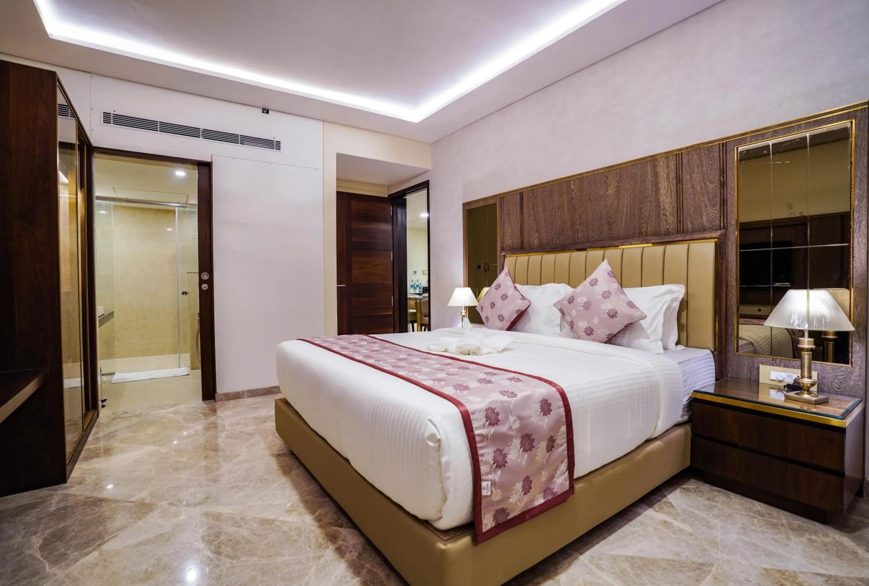 Photo of the whole room, Bed in UVA MANISH