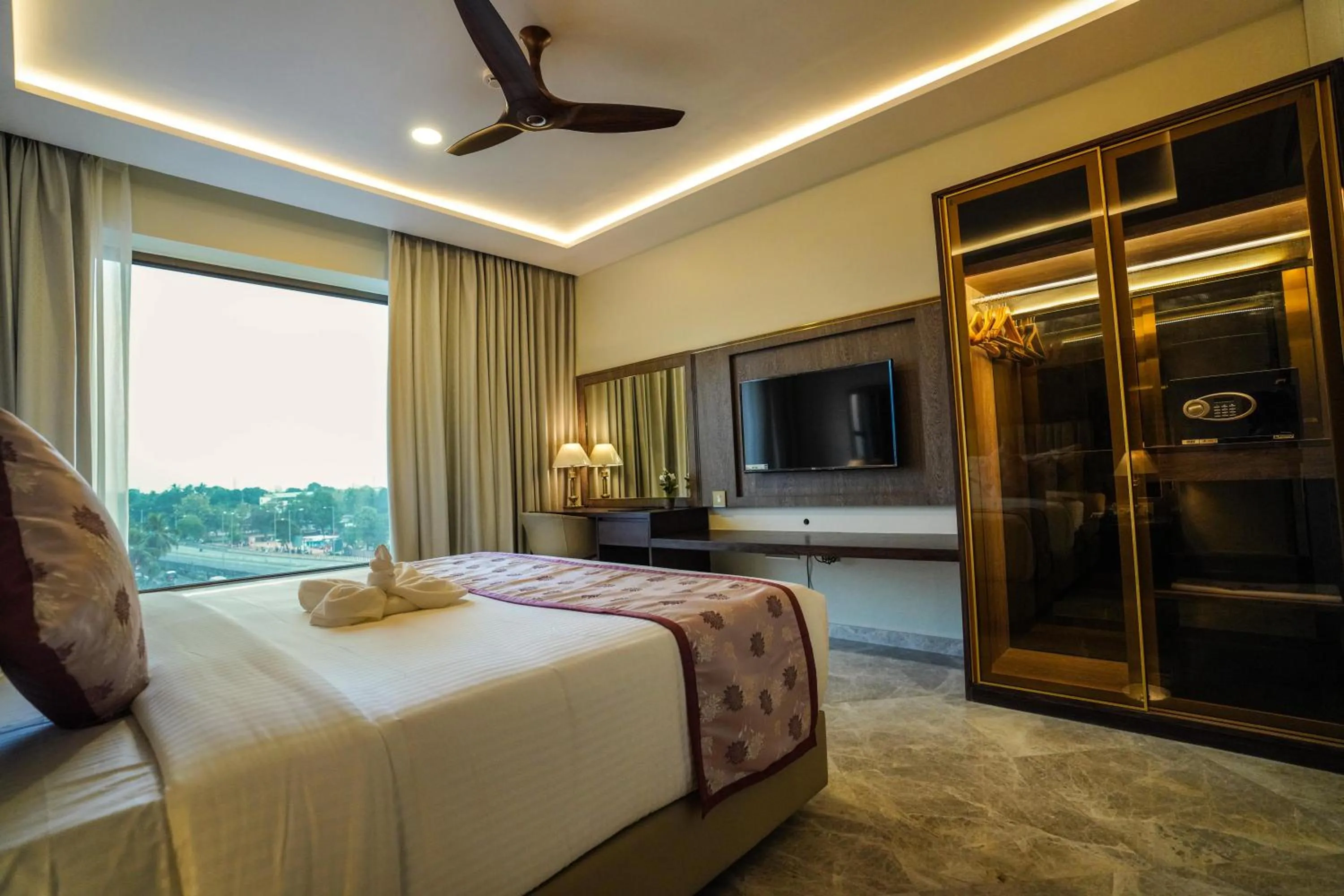 Photo of the whole room, Bed in UVA MANISH