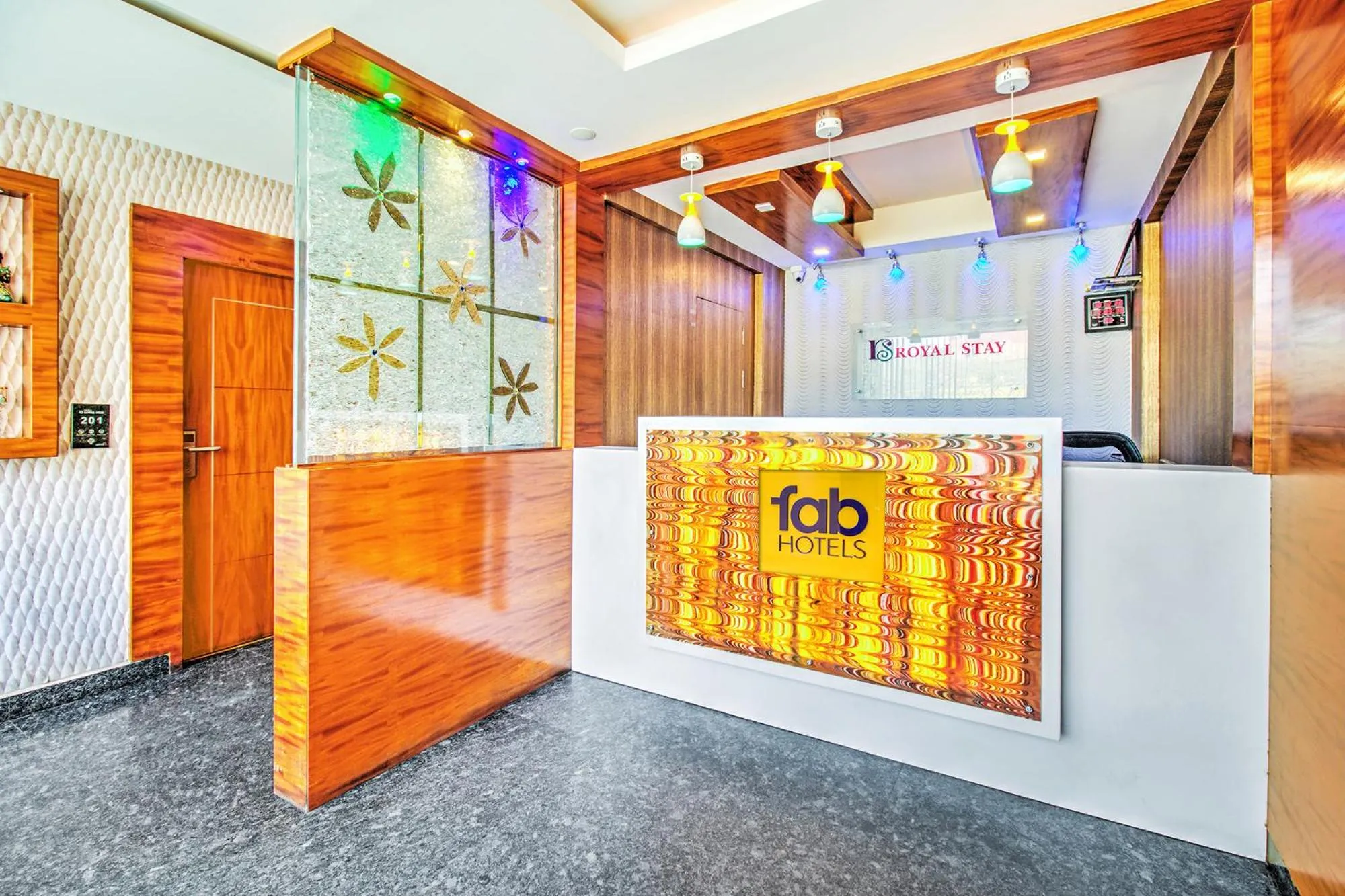Lobby or reception in FabHotel Royal Stay I - Nr Mahadevpura