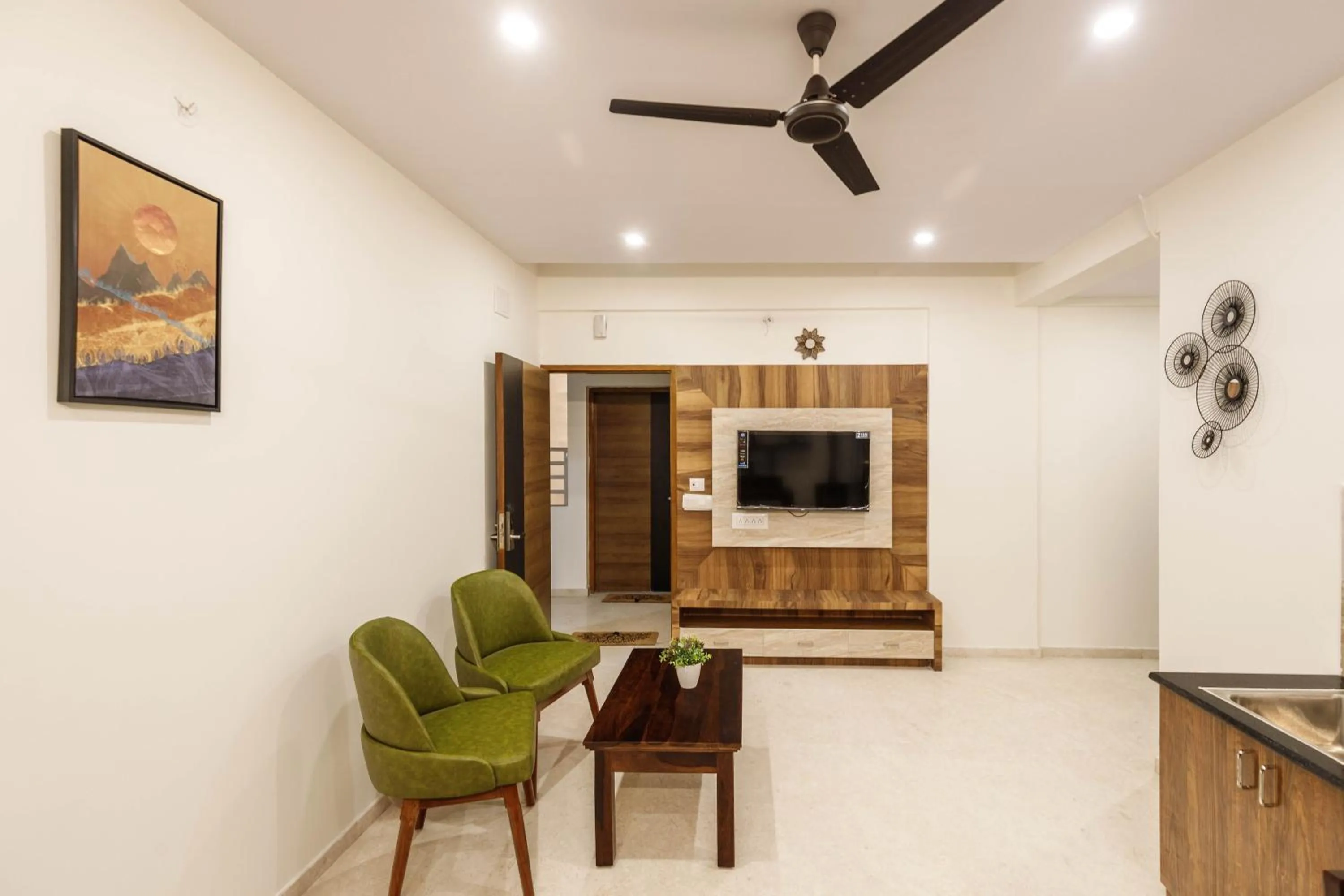 Kitchen or kitchenette in Sunlight Serviced Apartments