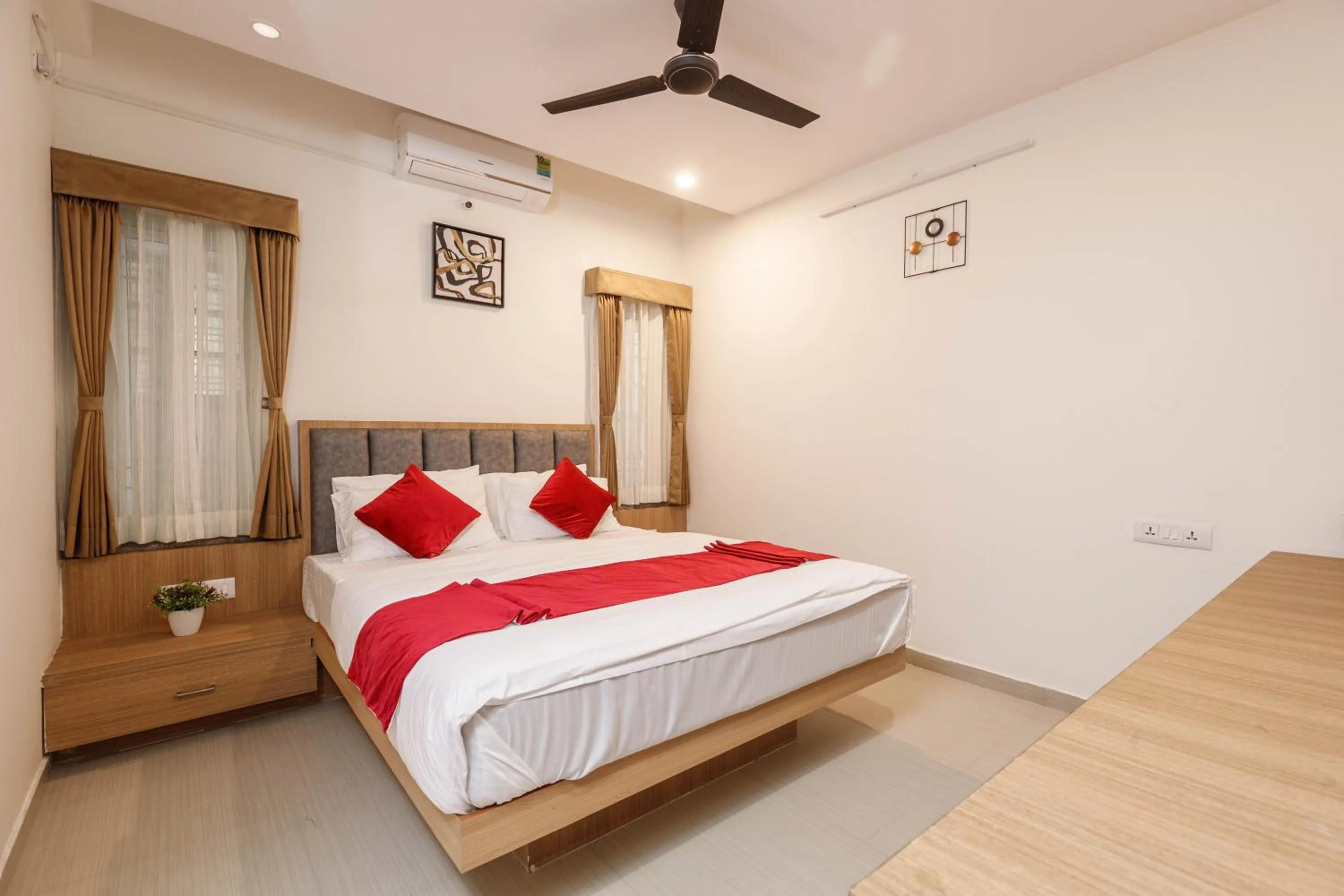 Bed in Sunlight Serviced Apartments