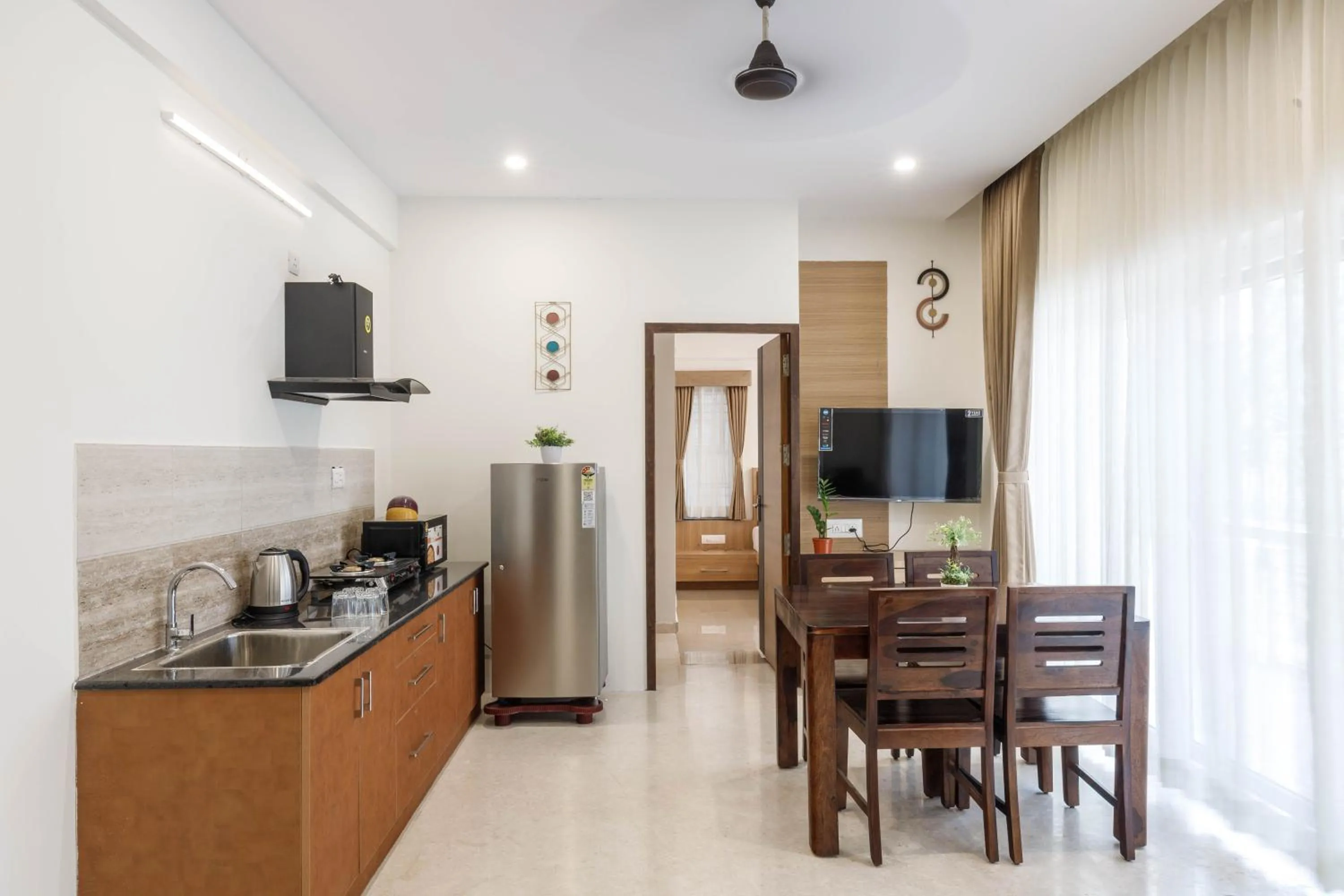 Kitchen or kitchenette in Sunlight Serviced Apartments