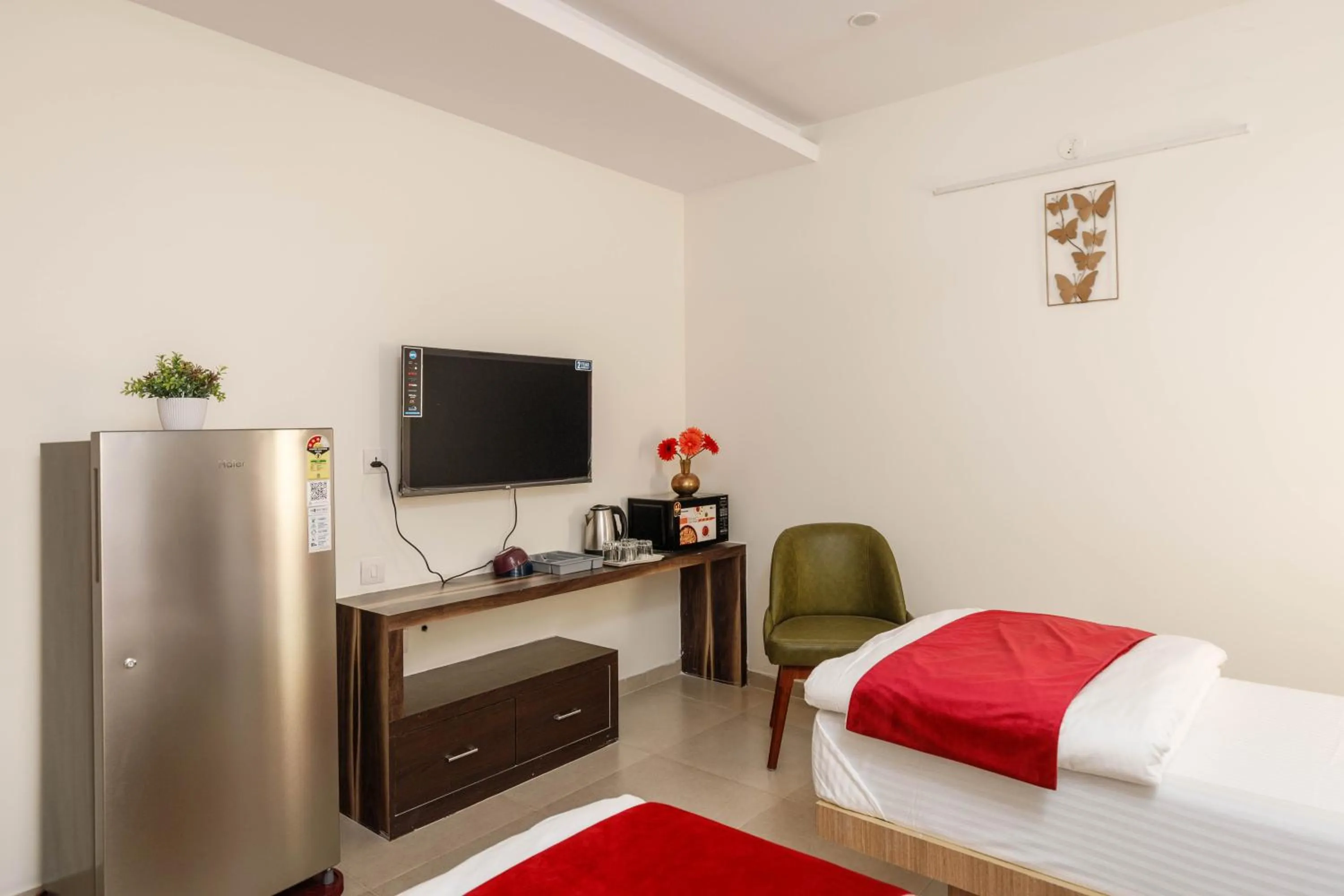 Bed in Sunlight Serviced Apartments