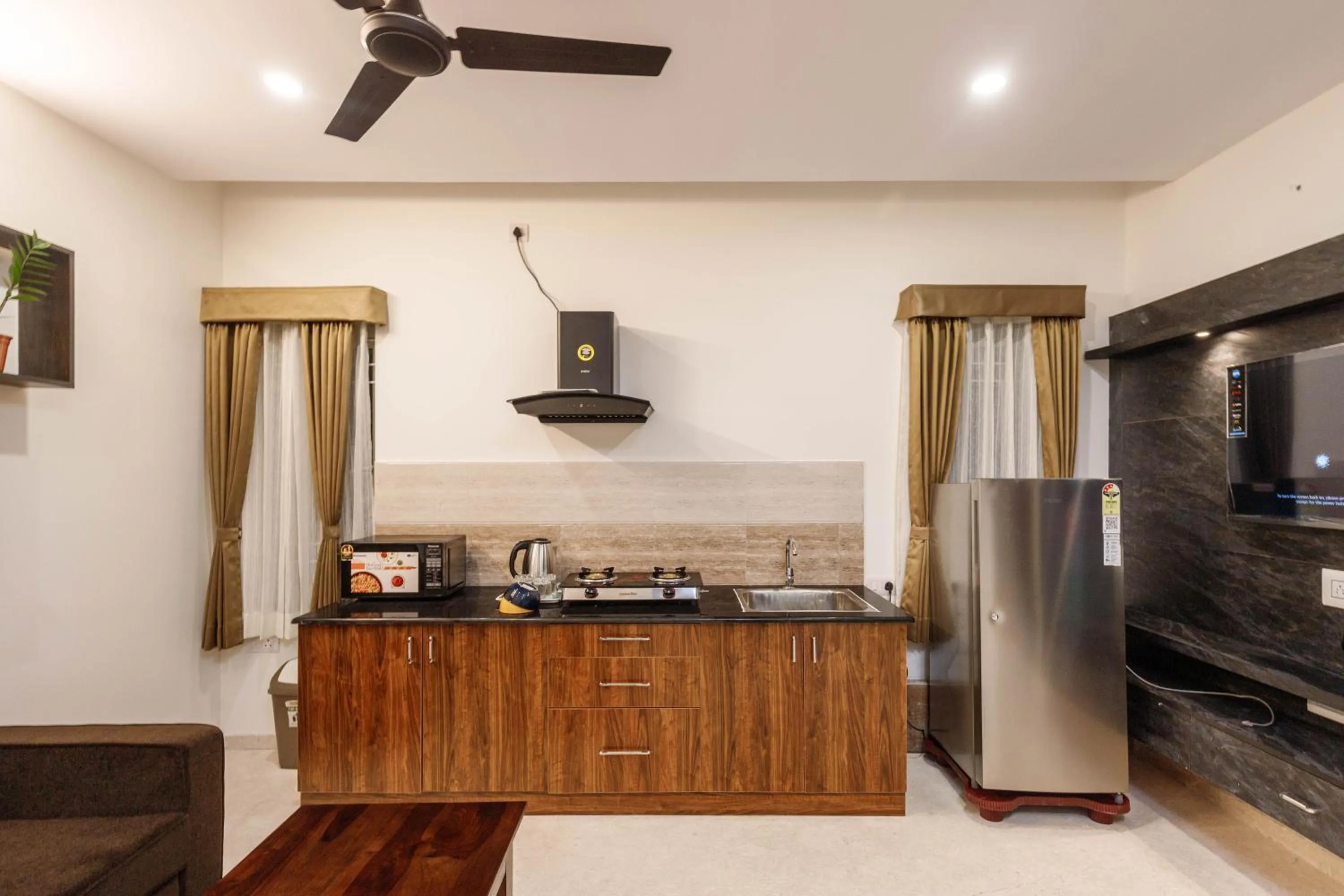 kitchen in Sunlight Serviced Apartments