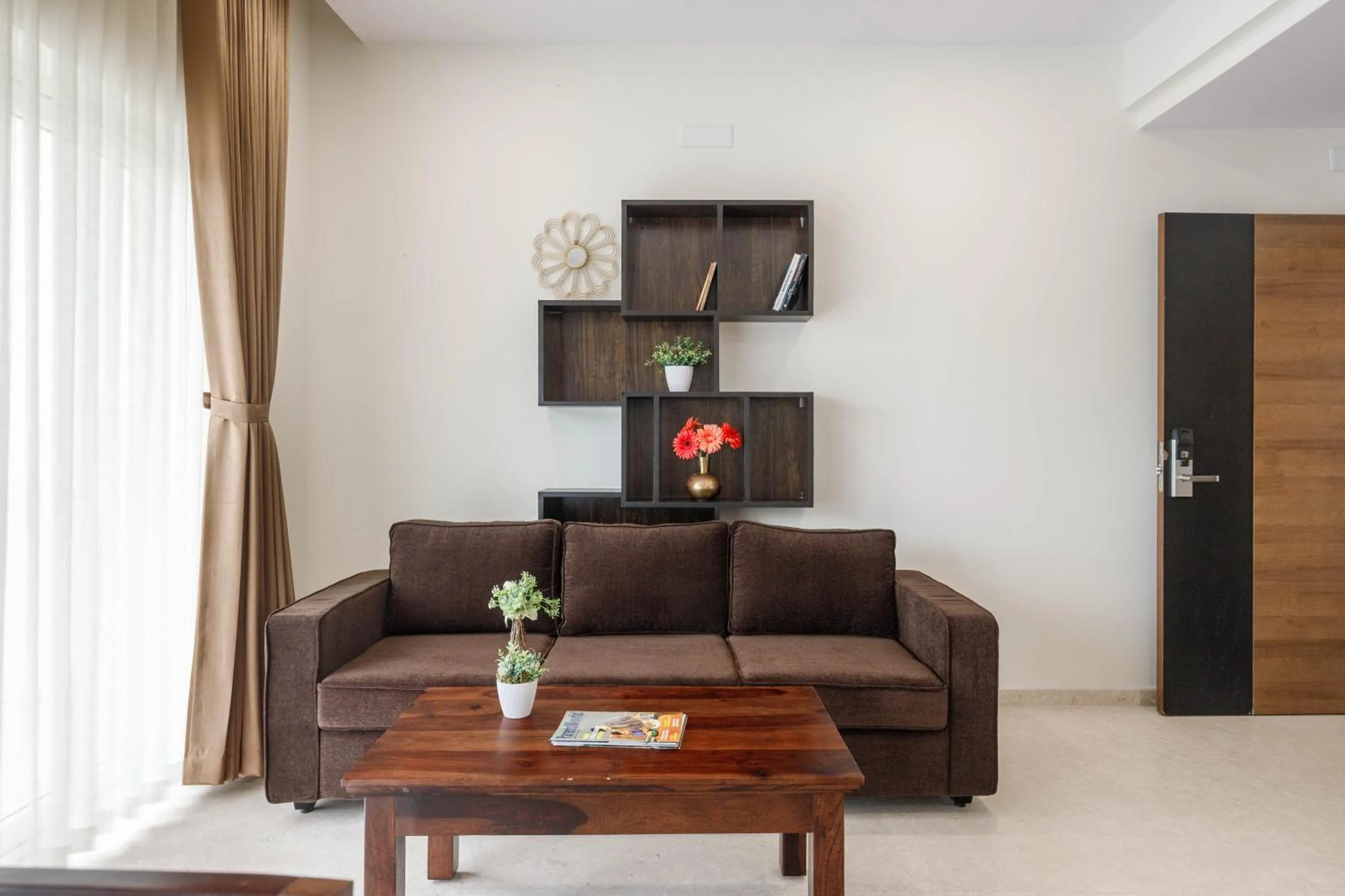 Living room in Sunlight Serviced Apartments