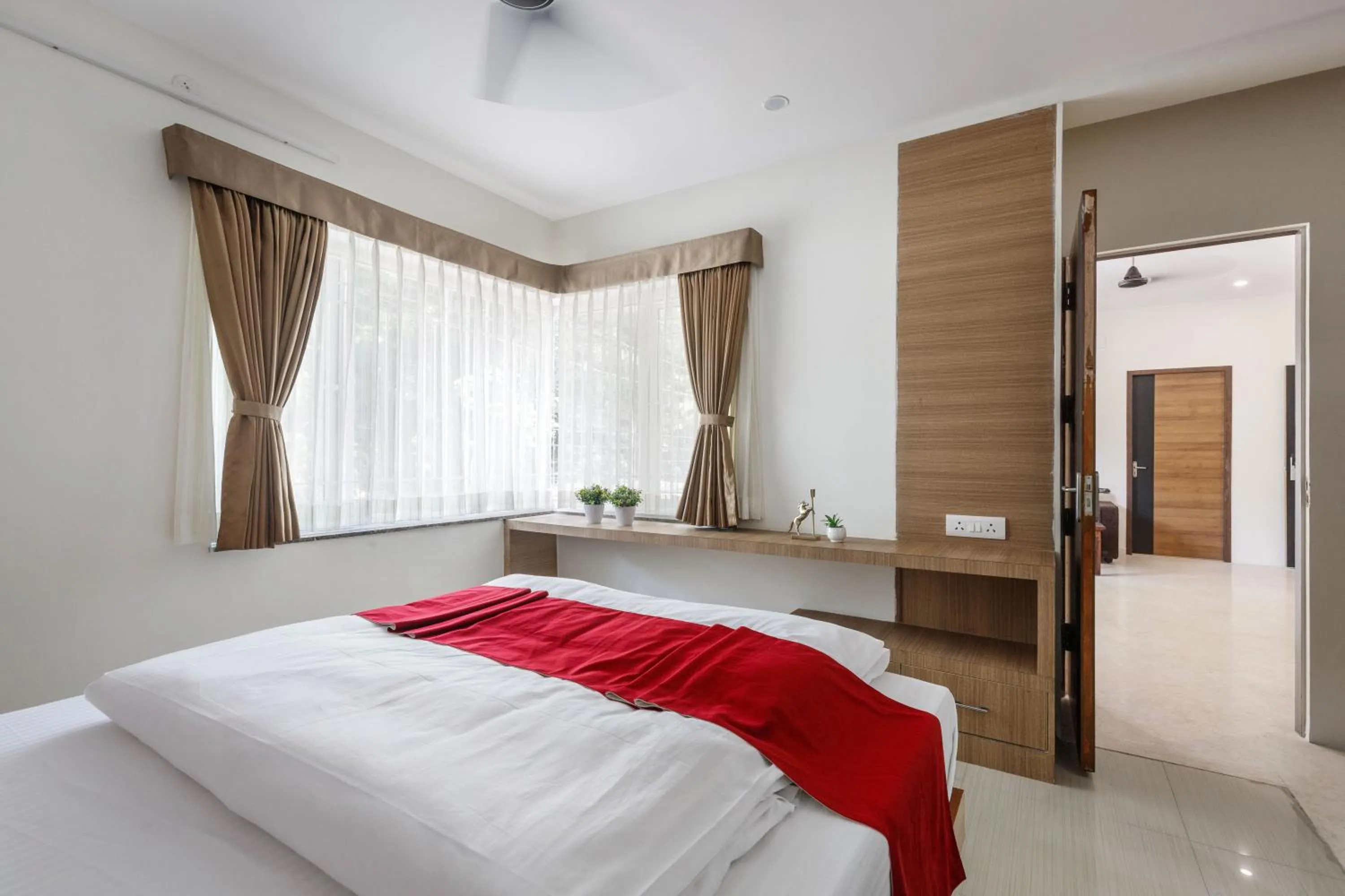 Bed in Sunlight Serviced Apartments