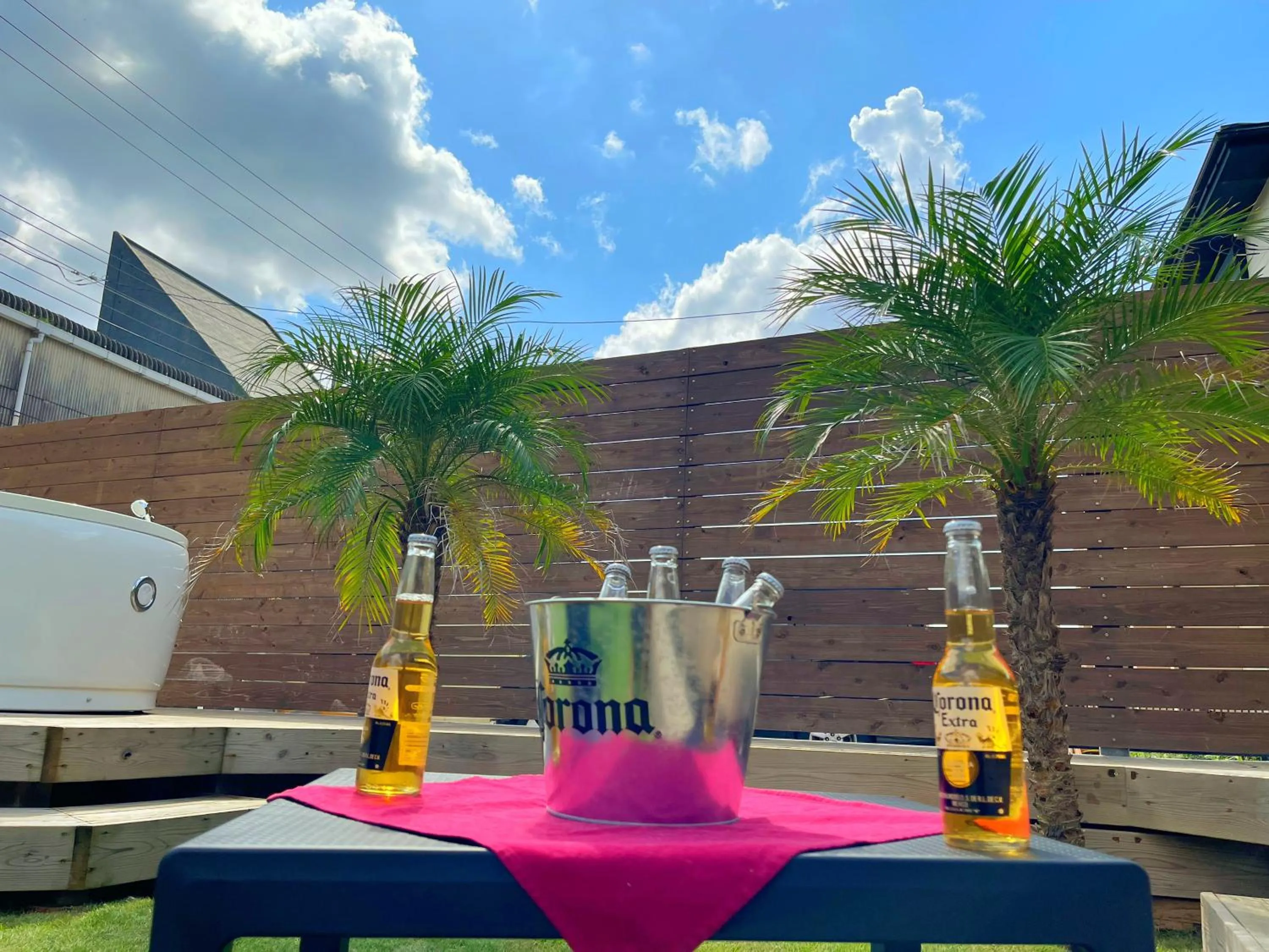 Patio in Sea Front Villa