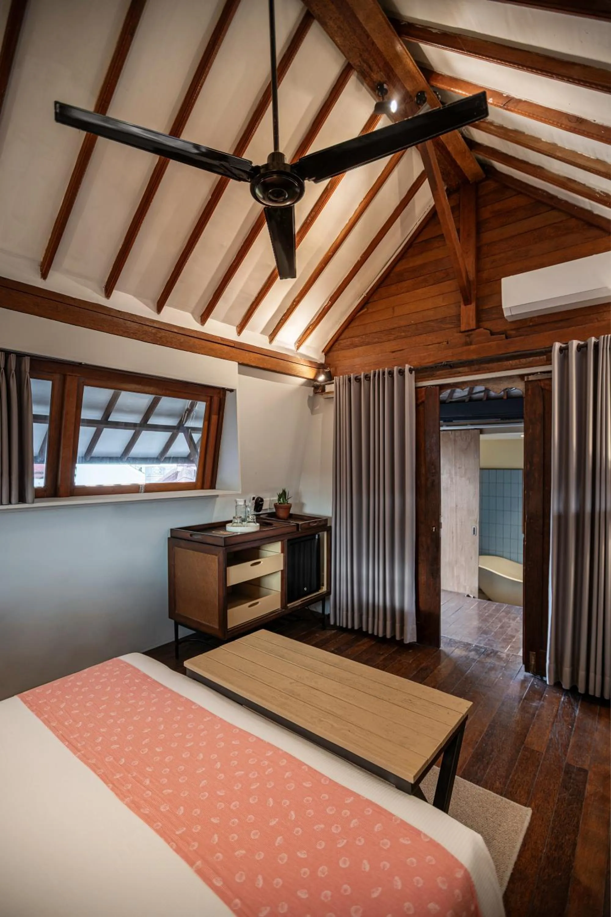 View (from property/room), Bed in Seven Boards Canggu