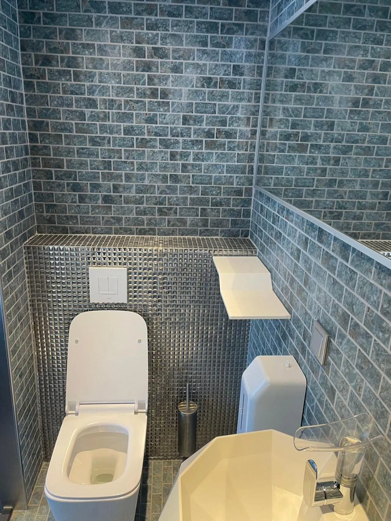 Toilet in Diamond Capsule Hotel Amsterdam South