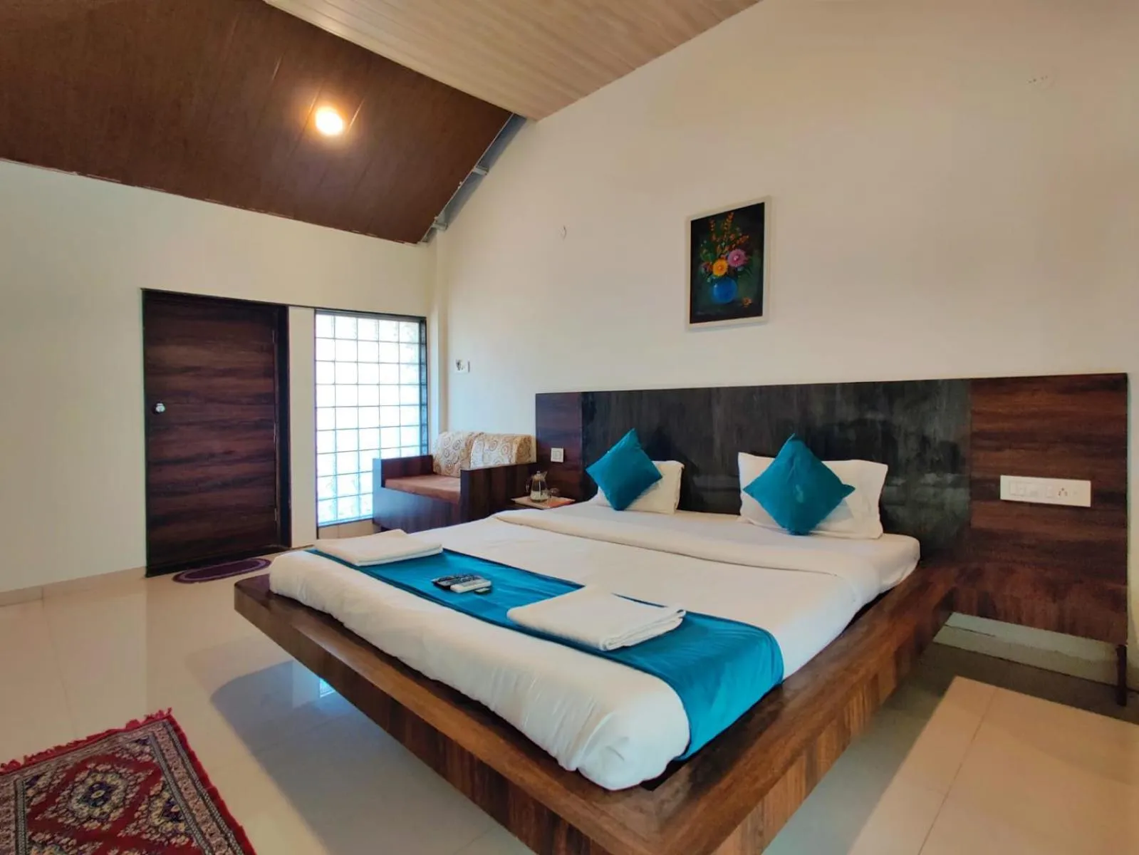 Bed in Strawberry Land Resort
