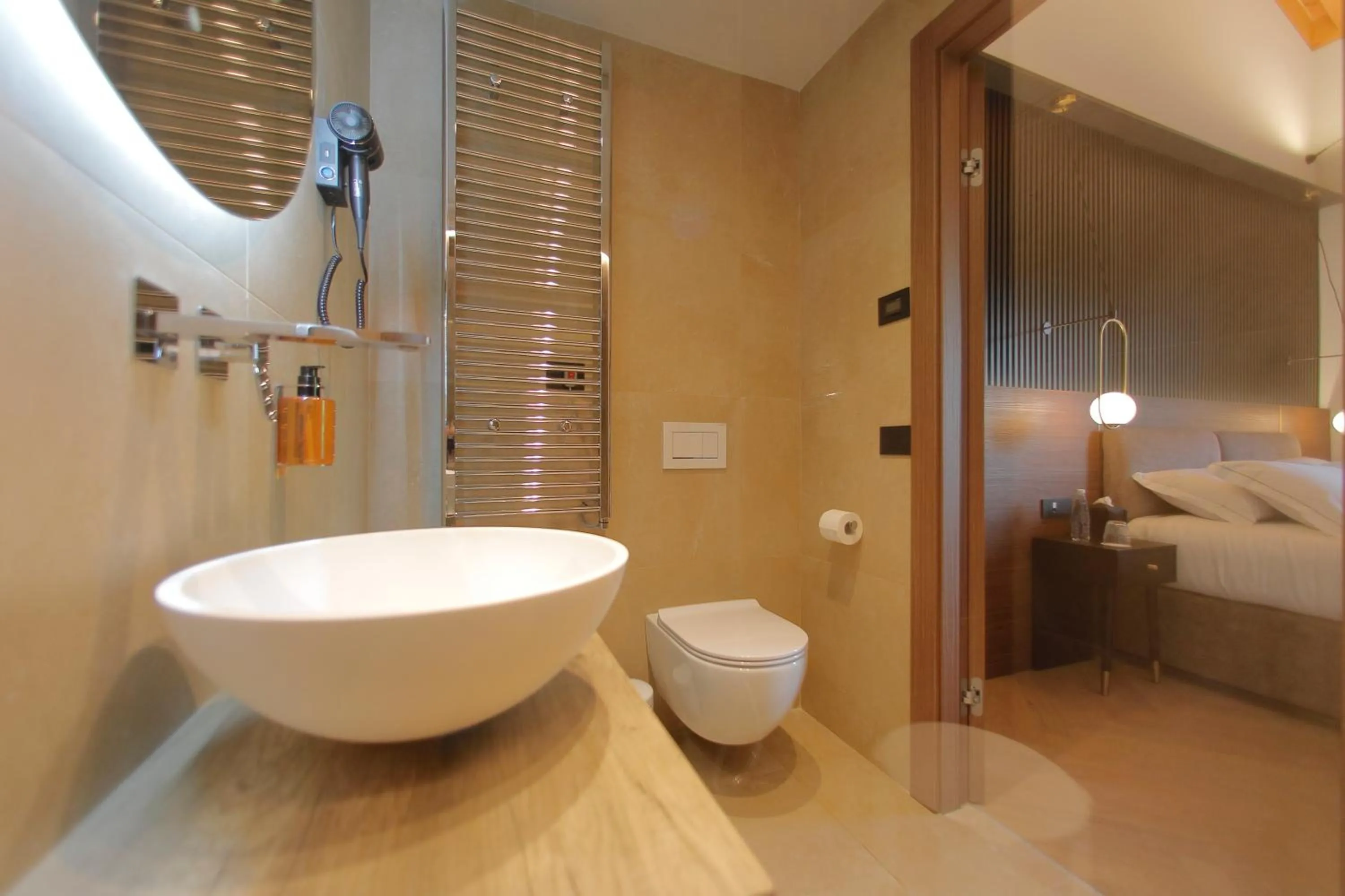 Toilet, Bed in Hotel Namia by Dori