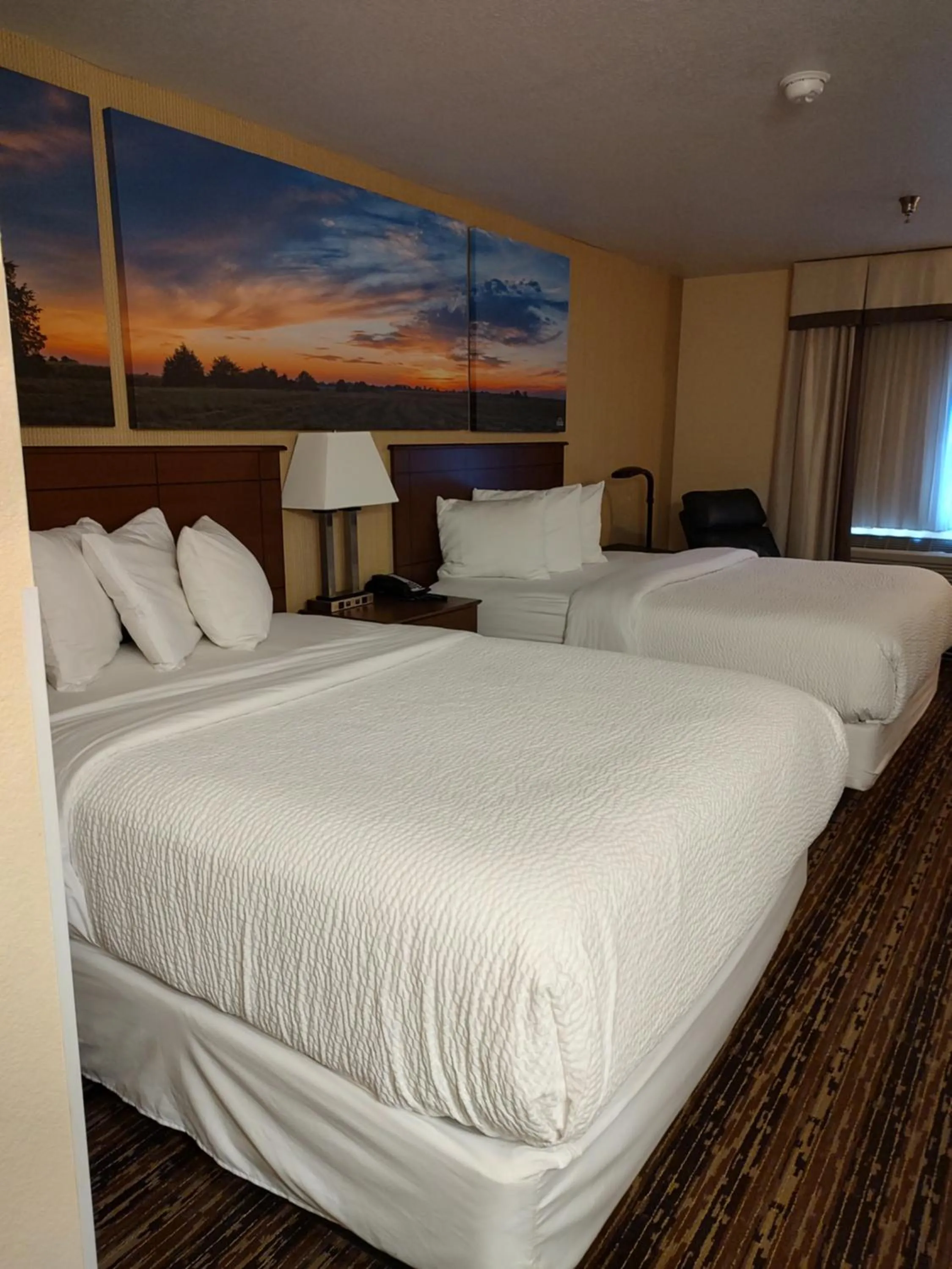 Bed in Days Inn & Suites by Wyndham Fargo 19th Ave/Airport Dome