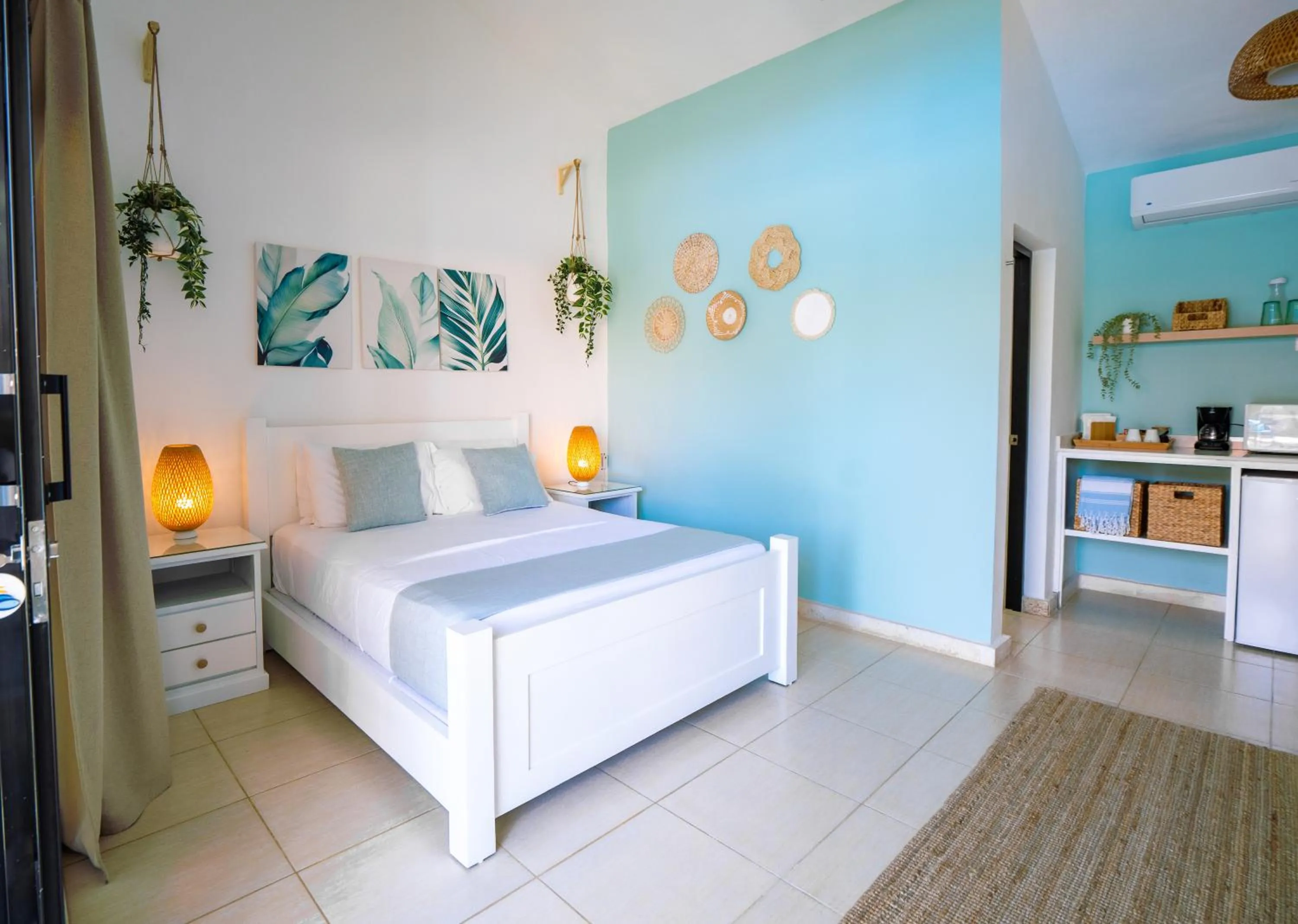 Bed in Garden By The Sea