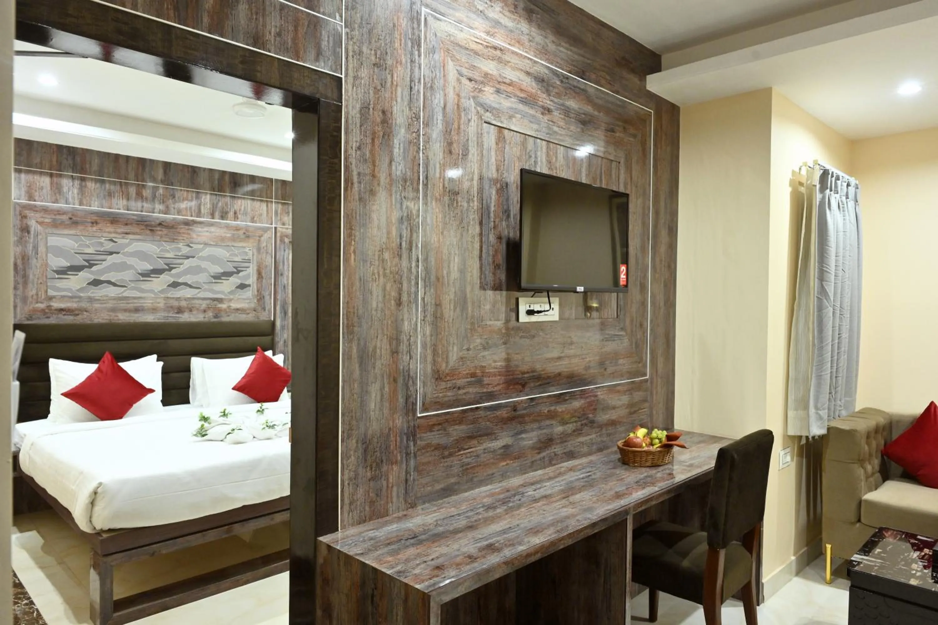 View (from property/room), Bed in Hotel Trax International