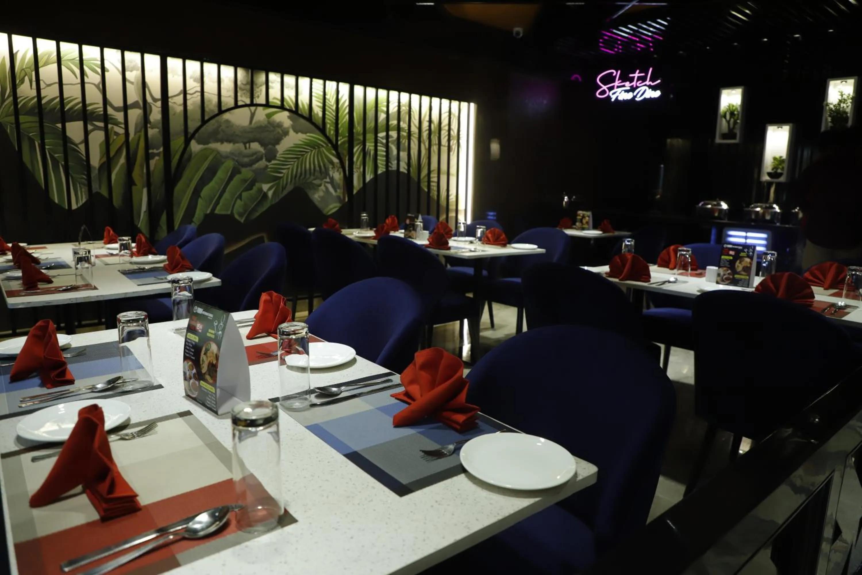 Buffet breakfast in Hotel Trax International