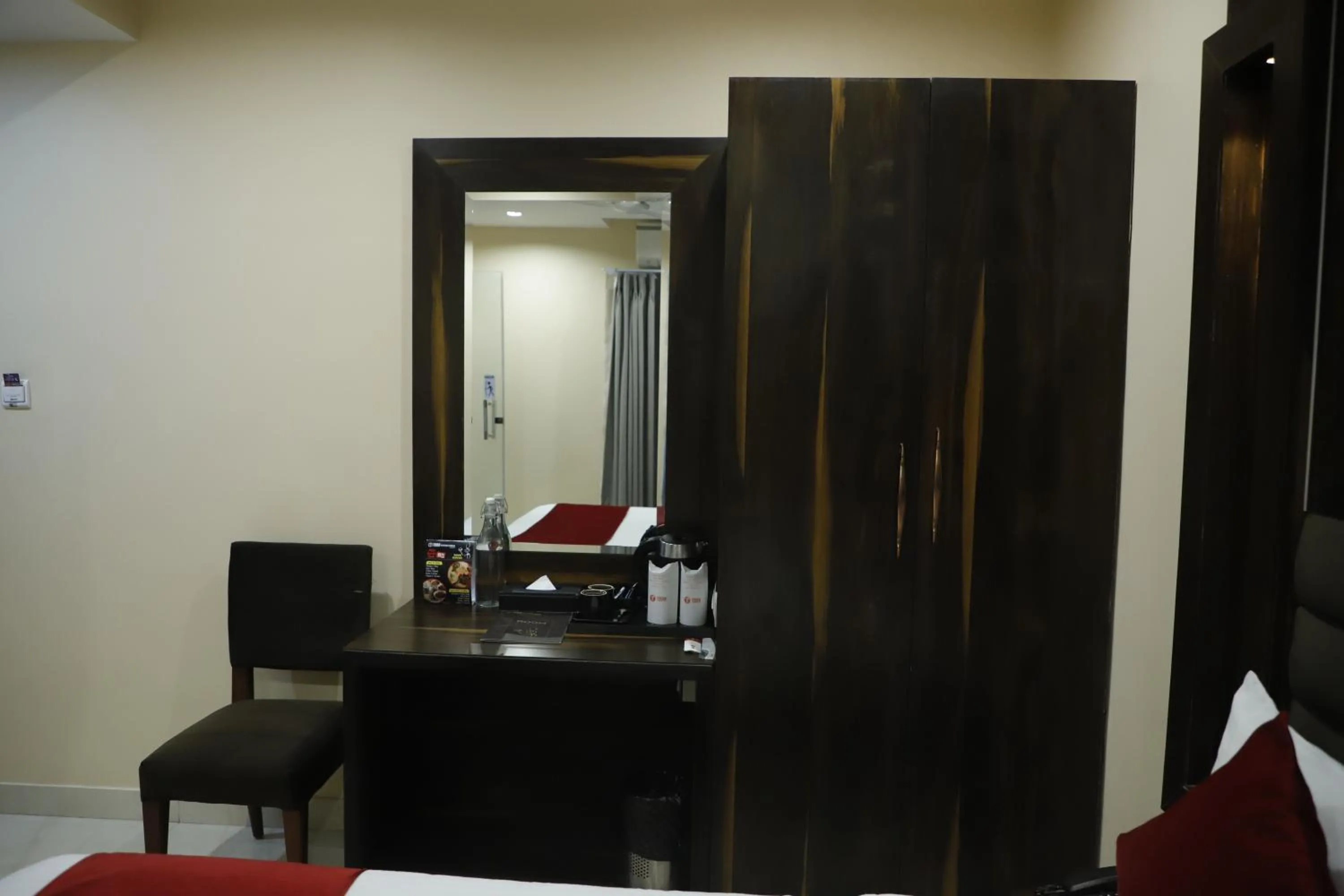 Seating area in Hotel Trax International