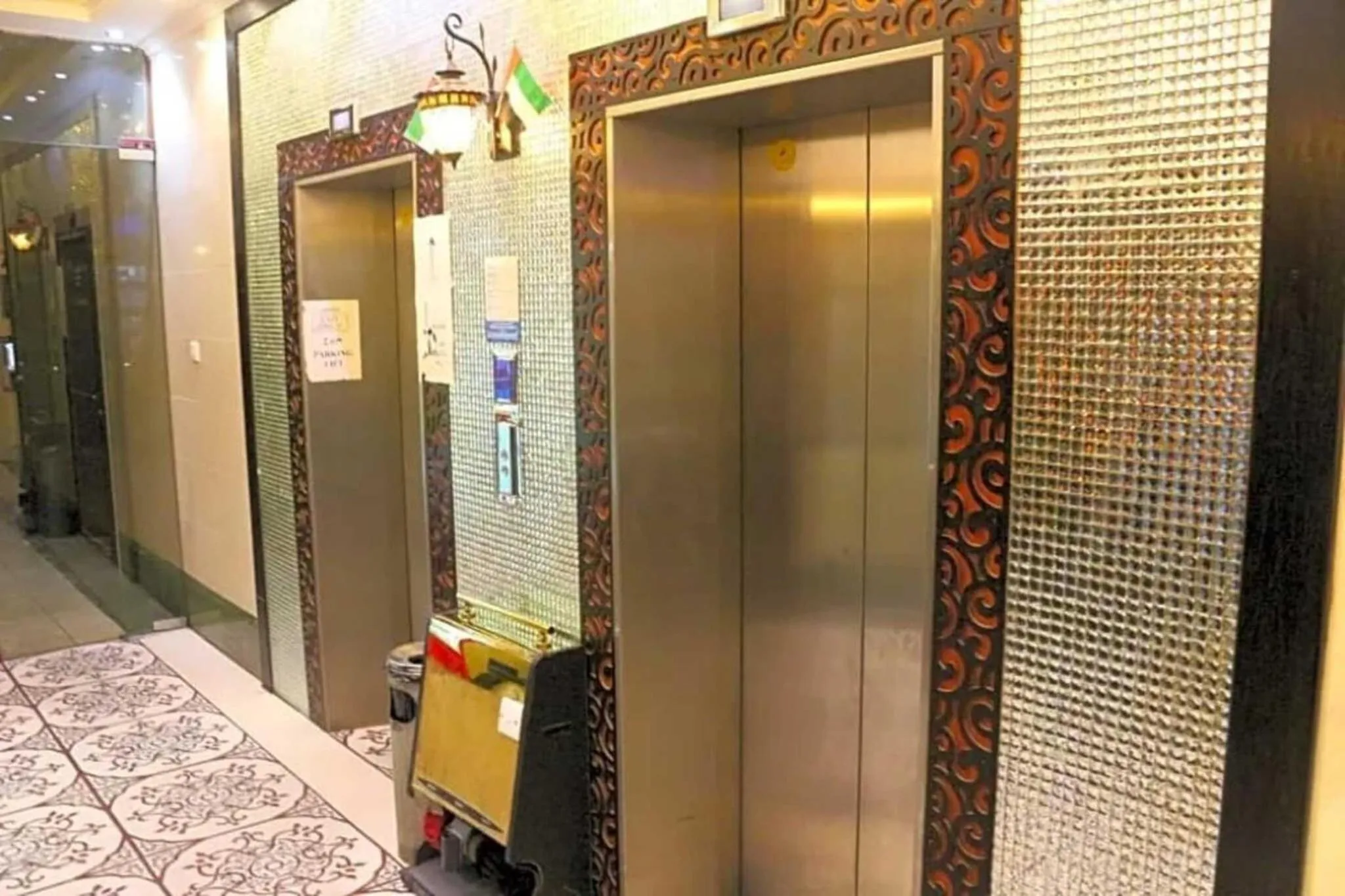 elevator in Hafez Hotel Apartments - Al Ras Metro Station