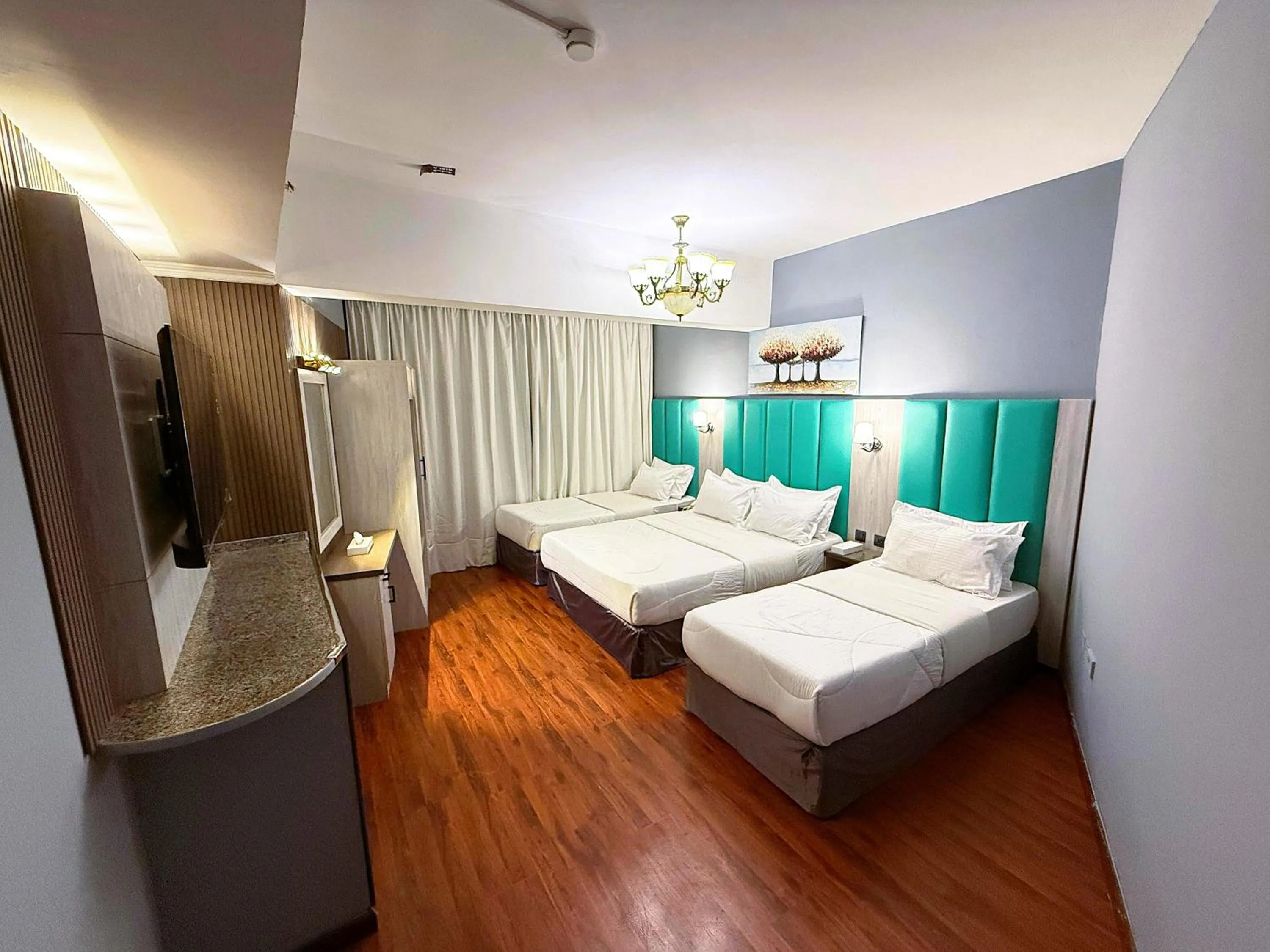 Bedroom, Bed in Hafez Hotel Apartments - Al Ras Metro Station