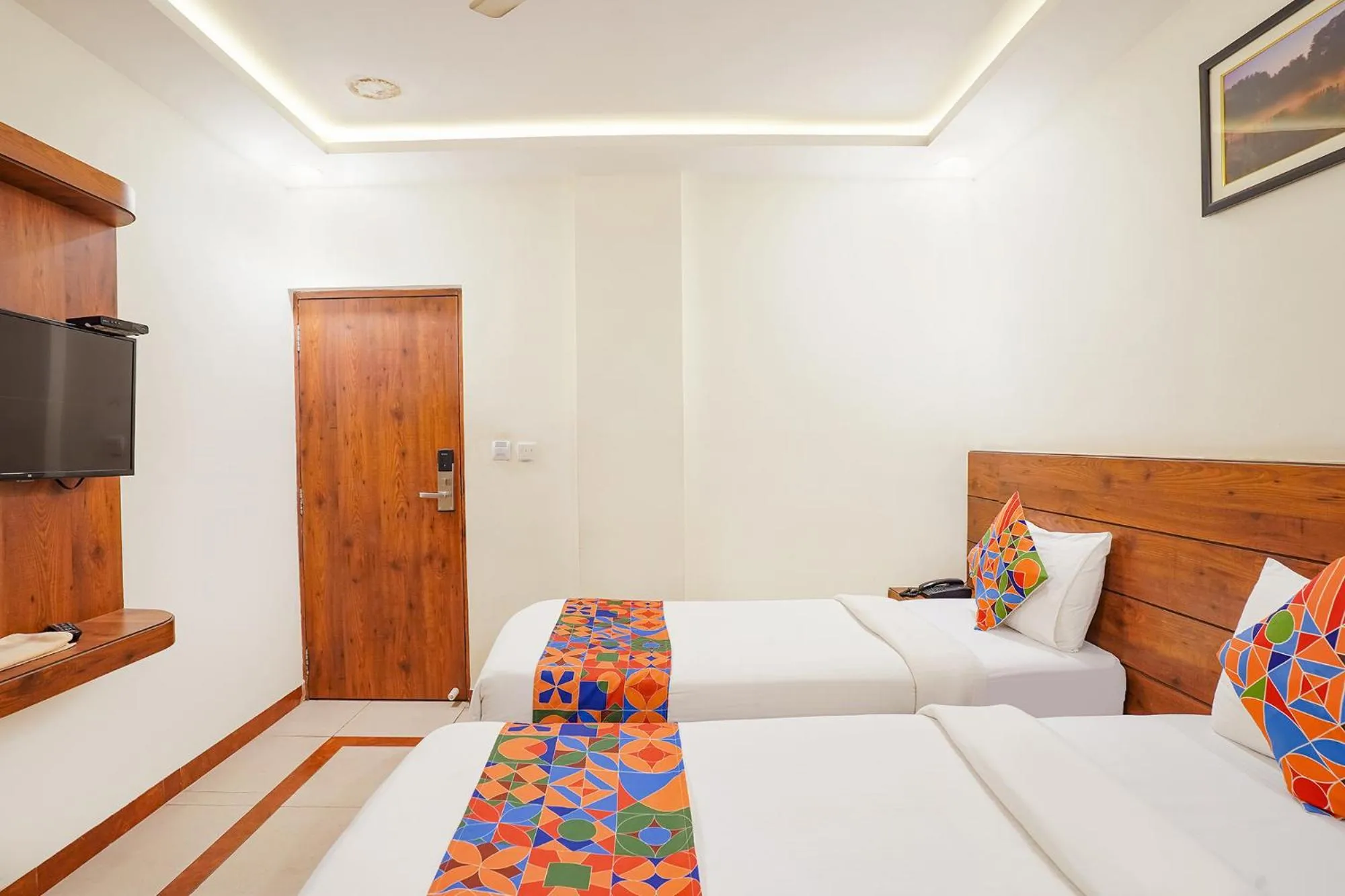 Bed in FabHotel Savi Inn - Nr Mantri Square Mall